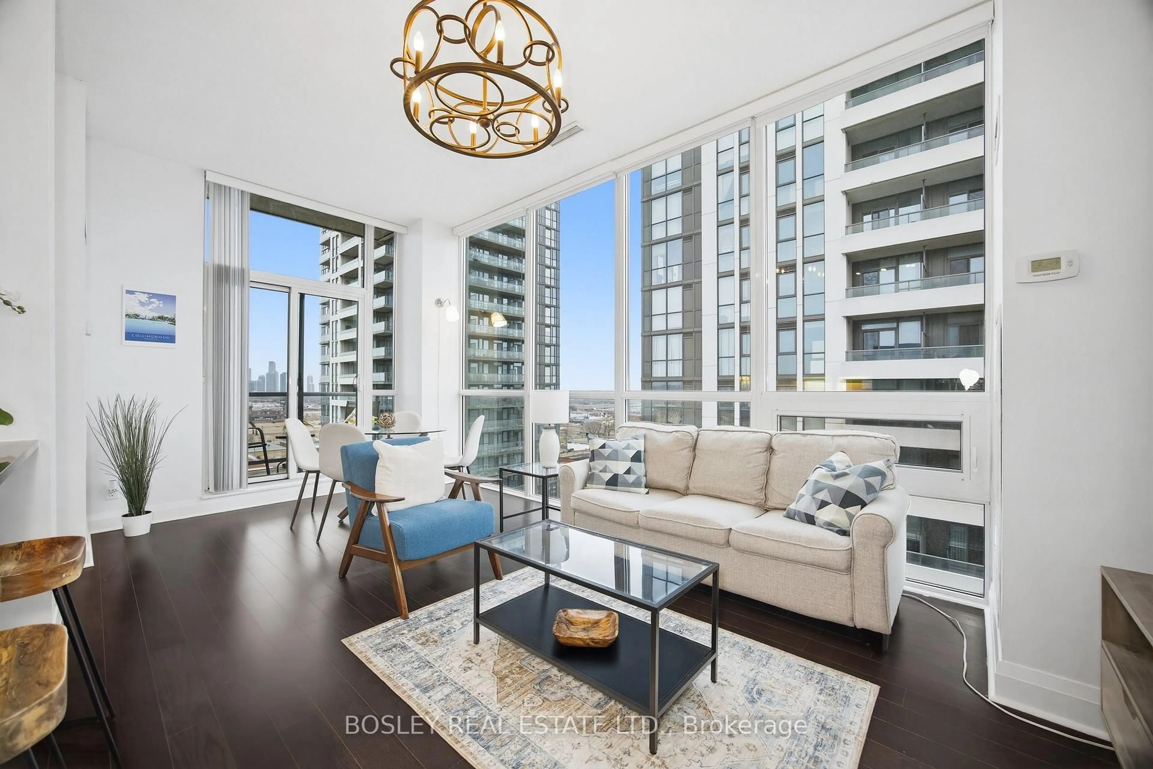 Living room with furniture, unknown for 1185 The Queensway #1203, Toronto Ontario M8Z 0C6