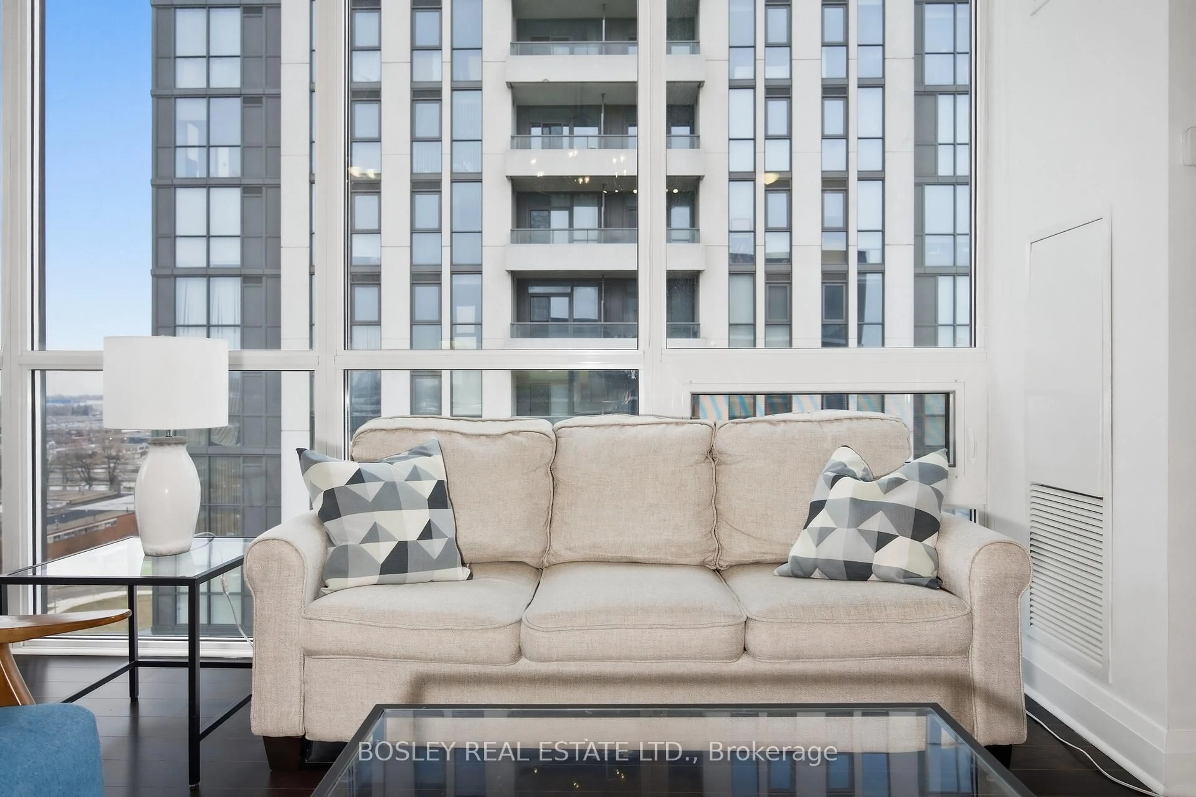 Living room with furniture, unknown for 1185 The Queensway #1203, Toronto Ontario M8Z 0C6