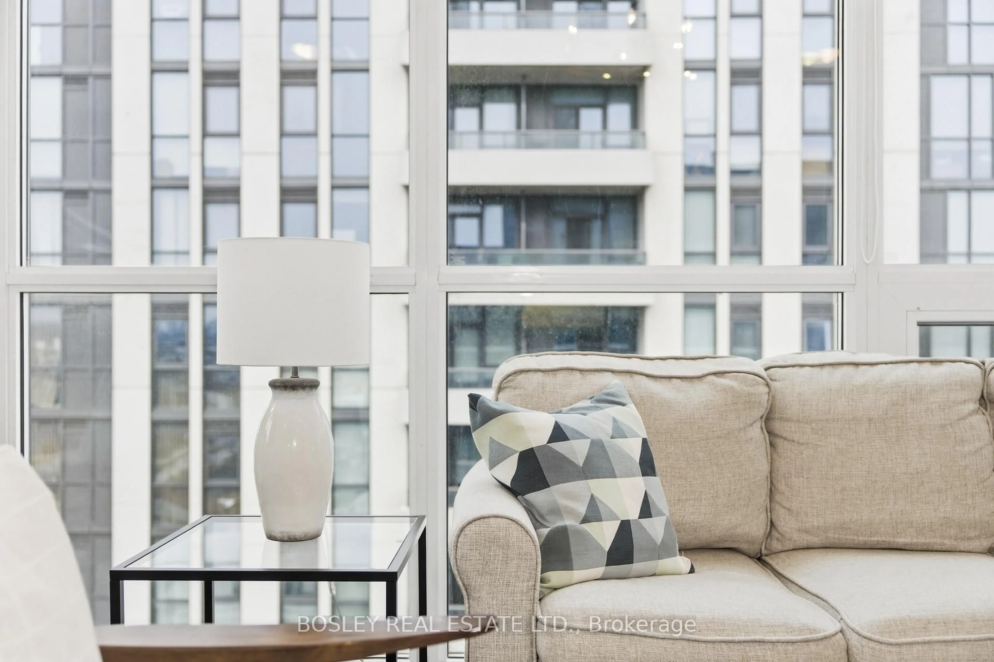 Living room with furniture, unknown for 1185 The Queensway #1203, Toronto Ontario M8Z 0C6