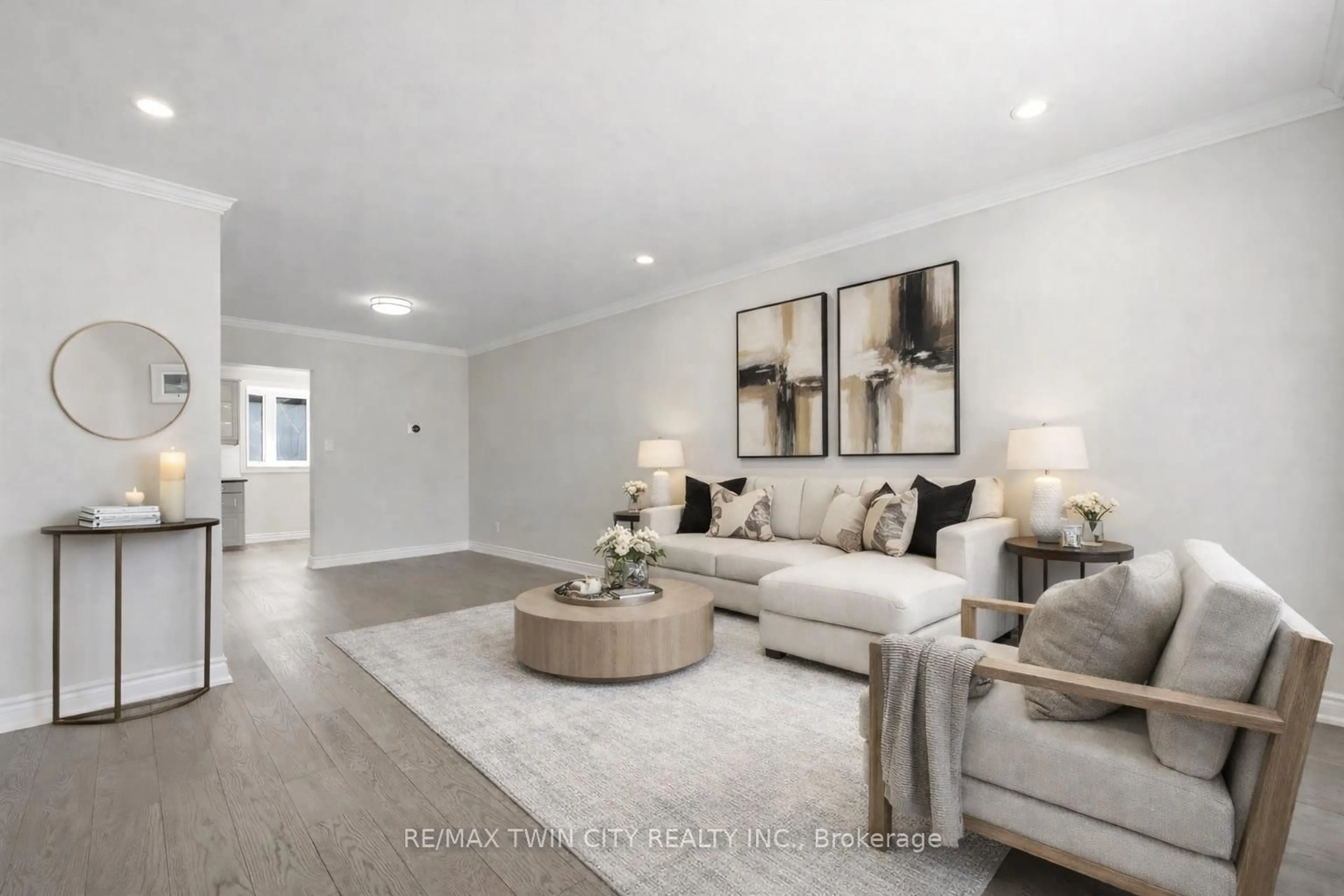 Living room with furniture, unknown for 25 Seaborn Rd, Brampton Ontario L6V 2B8