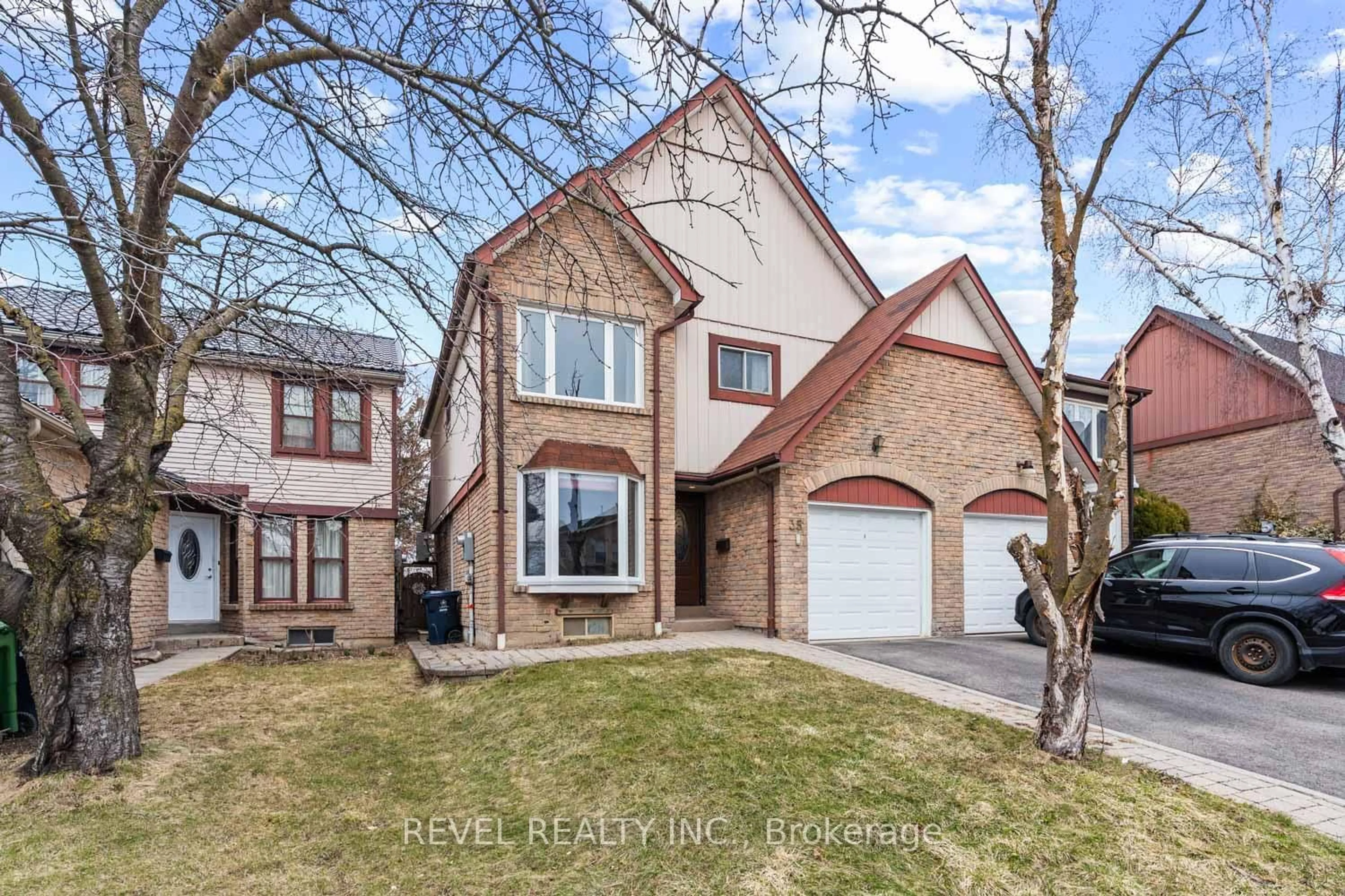 Home with brick exterior material, street for 35 Bigham Cres, Toronto Ontario M9C 5C5