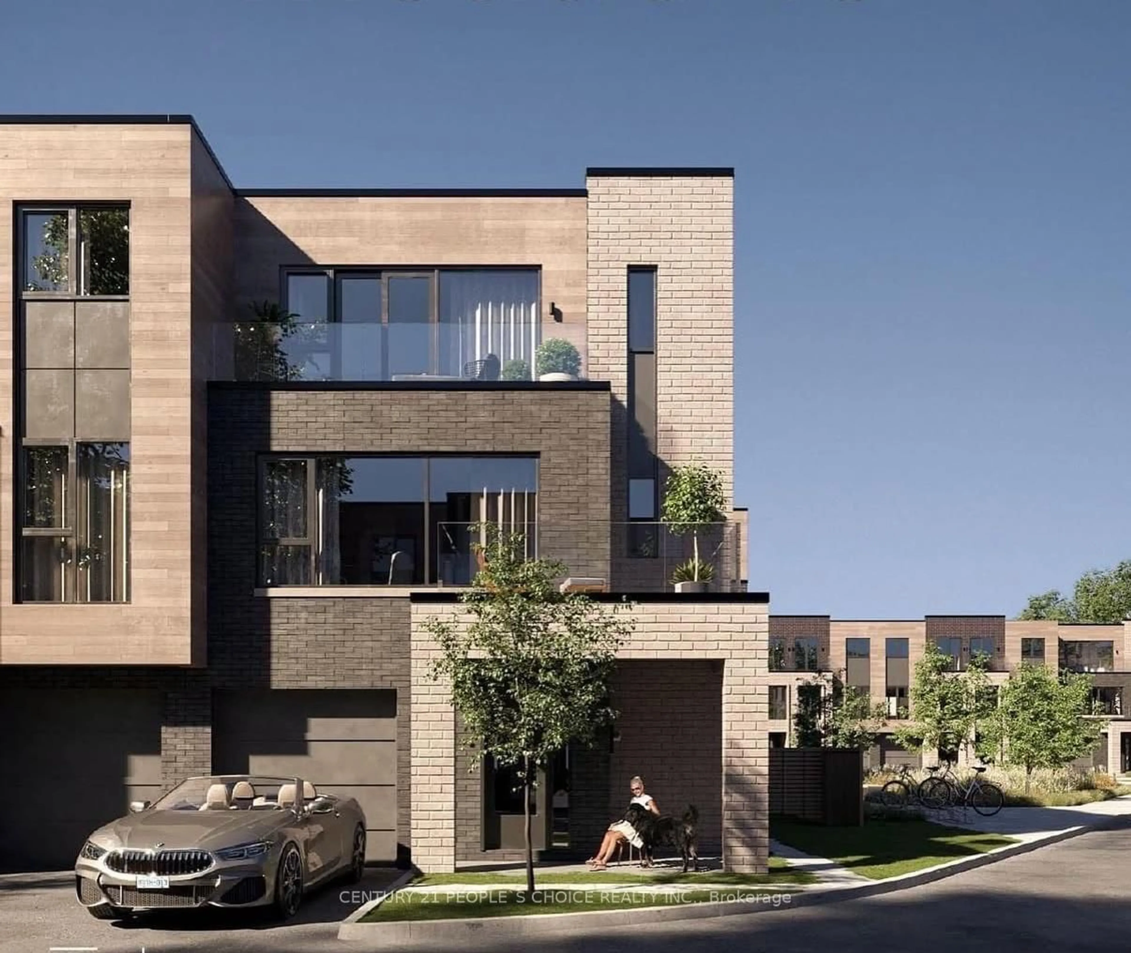 Home with brick exterior material, street for 11571 Trafalgar Rd #404, Halton Hills Ontario L0P 1H0