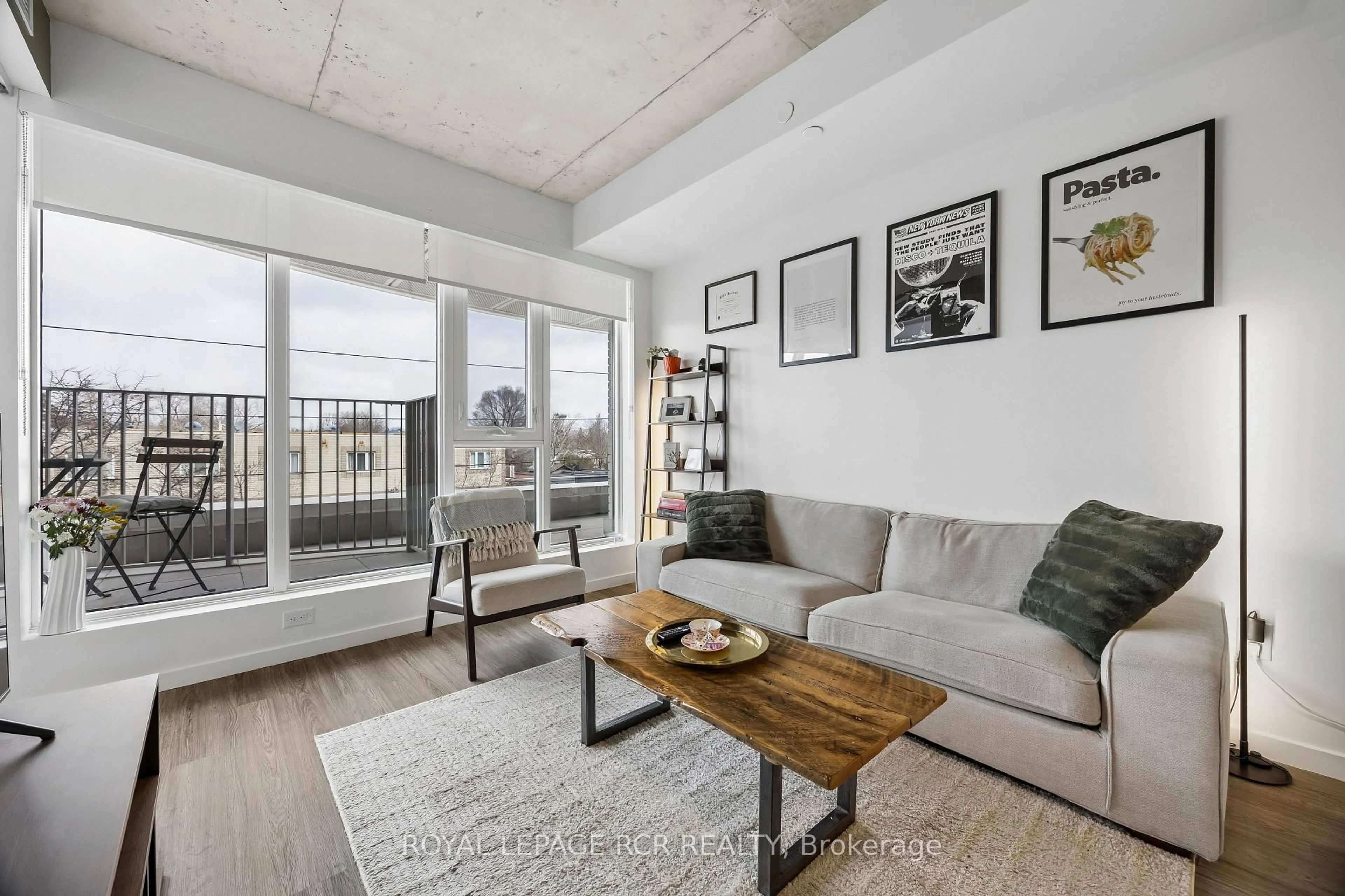 Living room with furniture, unknown for 689 The Queensway #321, Toronto Ontario M8Y 0C8