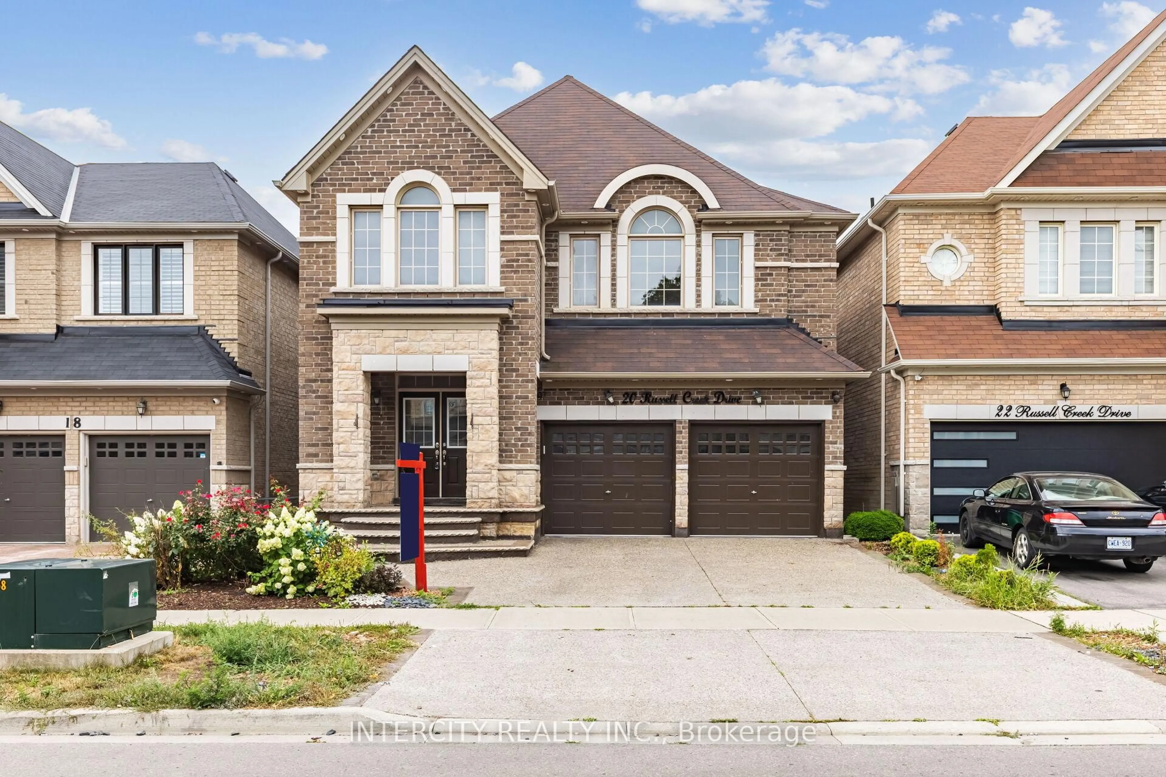 Home with brick exterior material, street for 20 Russell Creek Dr, Brampton Ontario L6R 3Y9