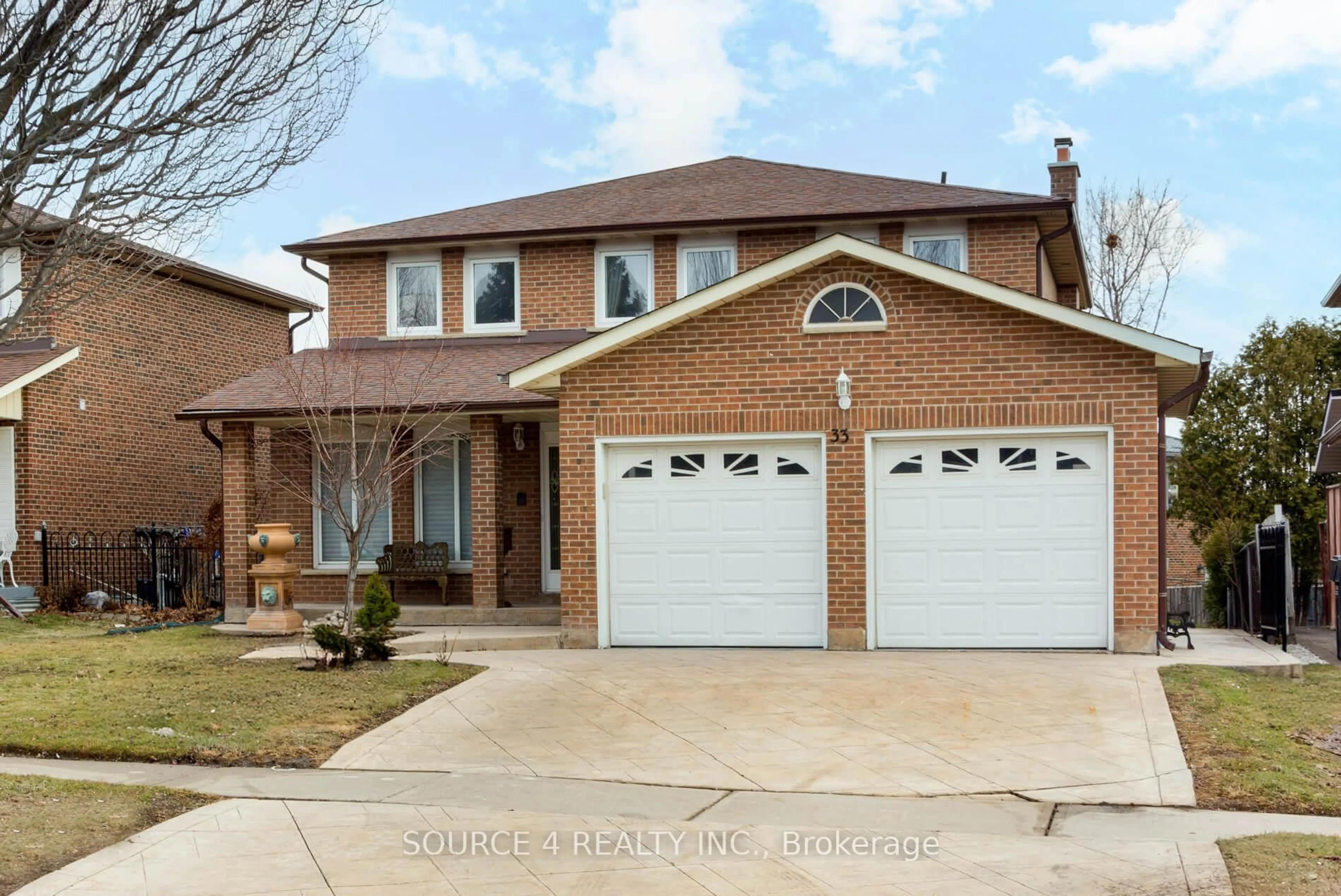 Home with brick exterior material, street for 33 Princeton Terr, Brampton Ontario L6S 3S4