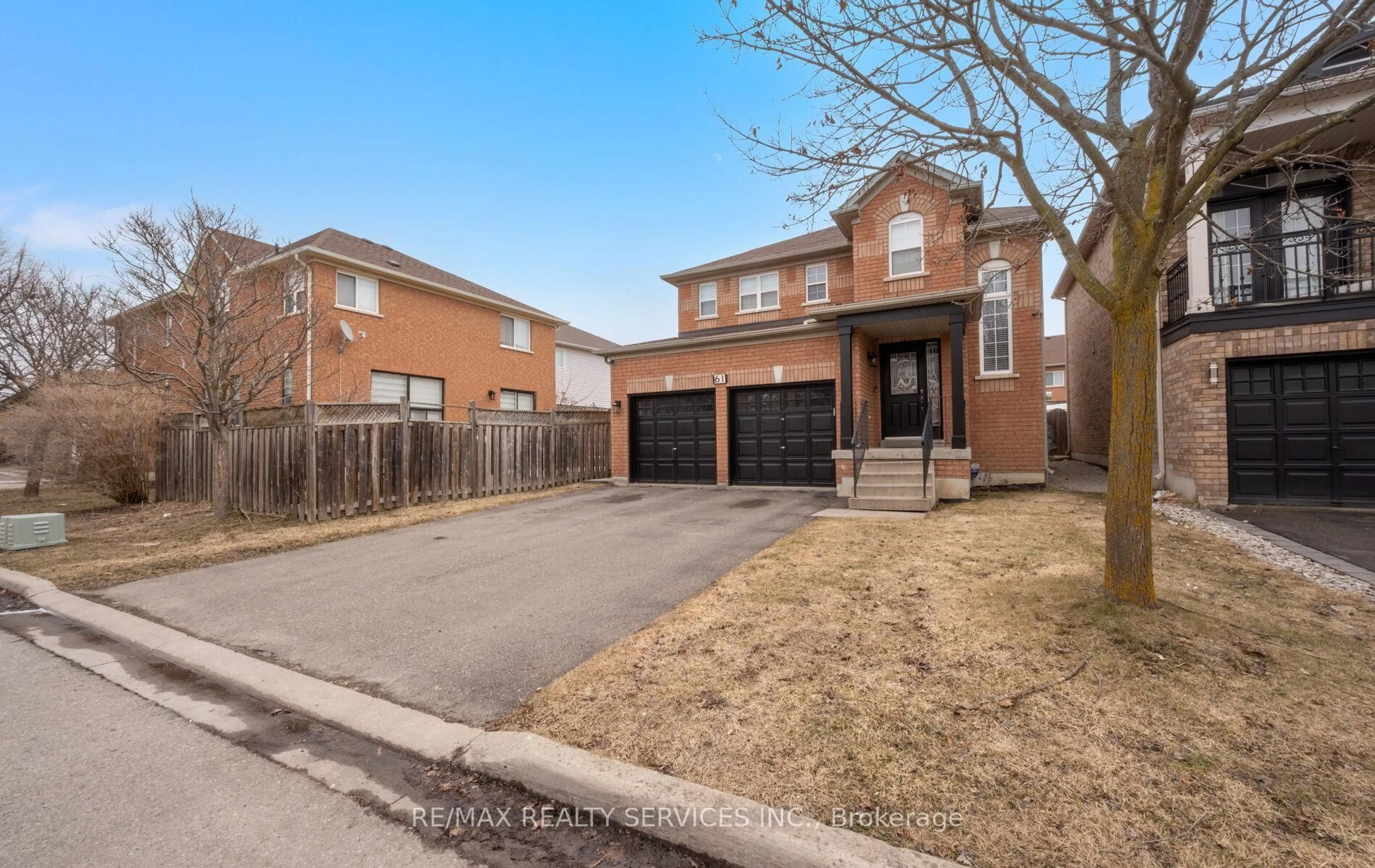Home with brick exterior material, street for 61 Earl Grey Cres, Brampton Ontario L7A 2L2