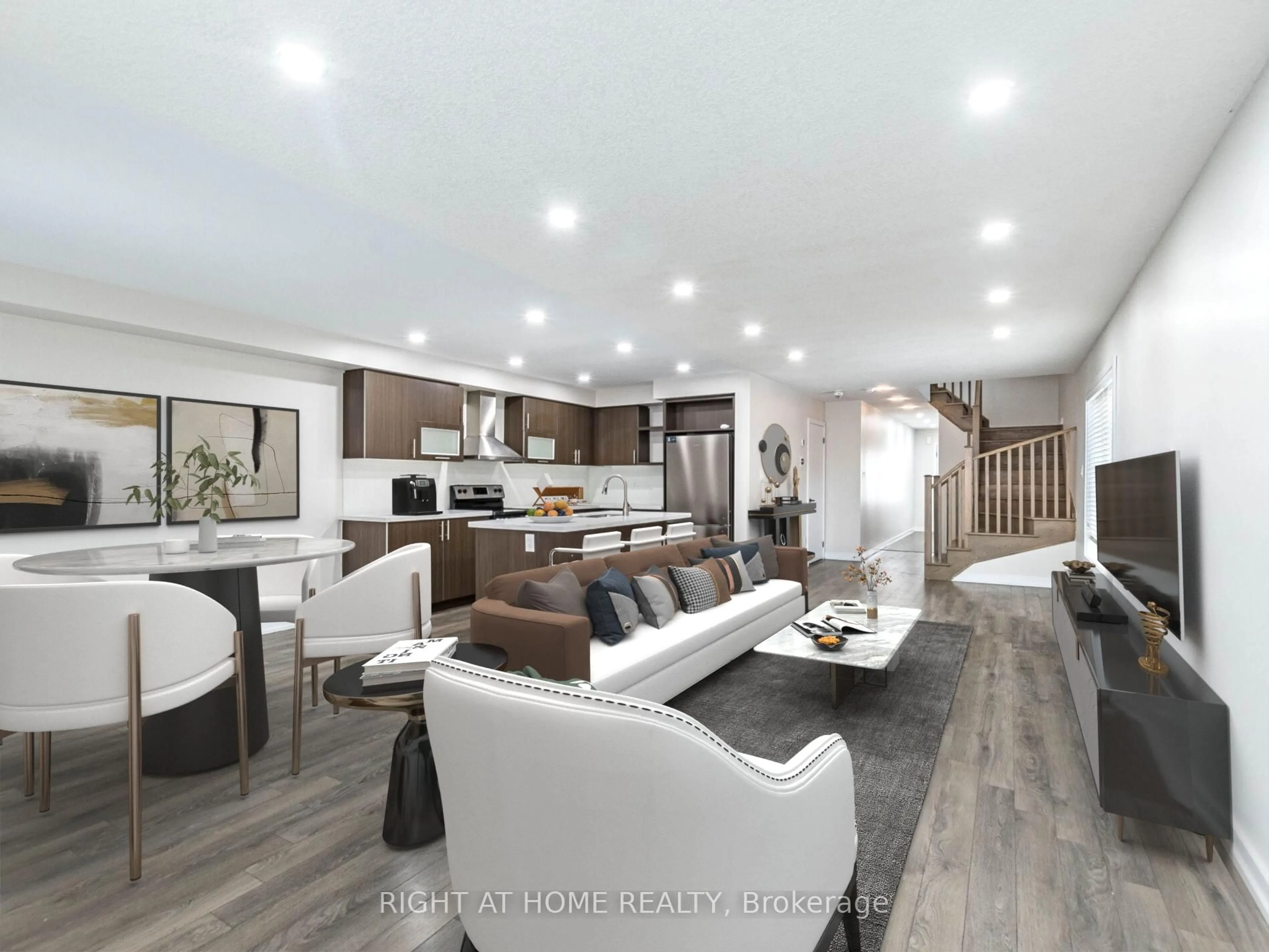 Living room with furniture, unknown for 16 Edsel Rd, Brampton Ontario L7A 4K6