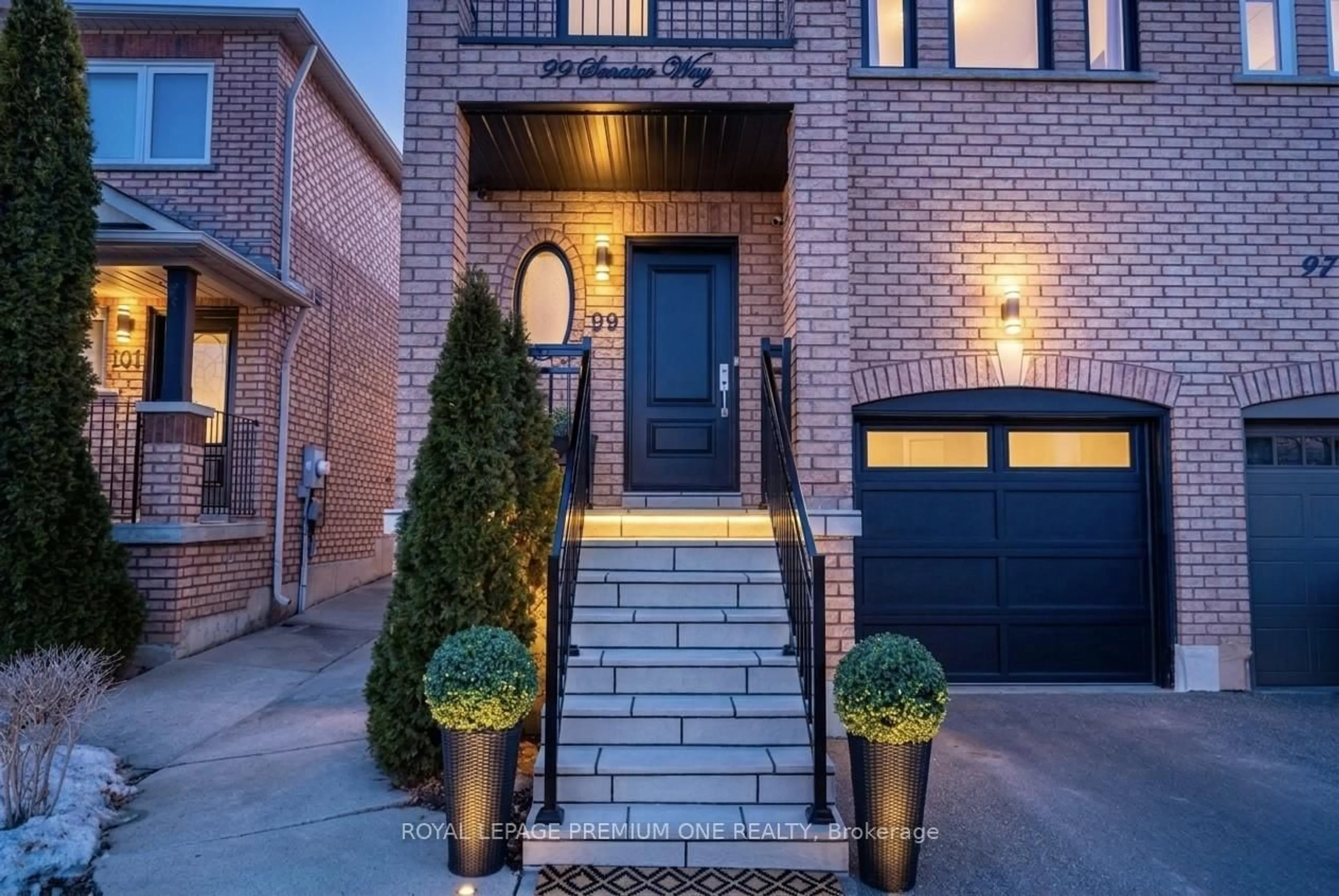 Home with brick exterior material, street for 99 Senator Way, Caledon Ontario L7S 2S6