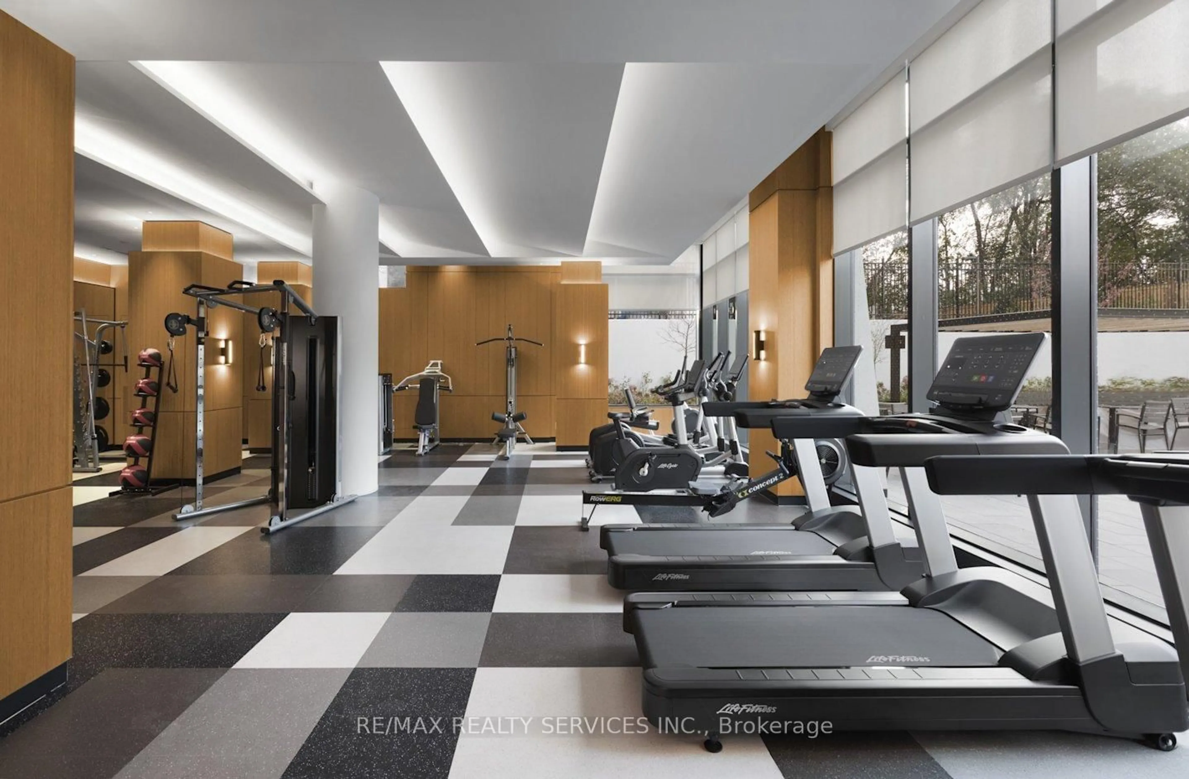 Gym or fitness room for 60 Central Park Road Way #1405, Toronto Ontario M9A 3K1