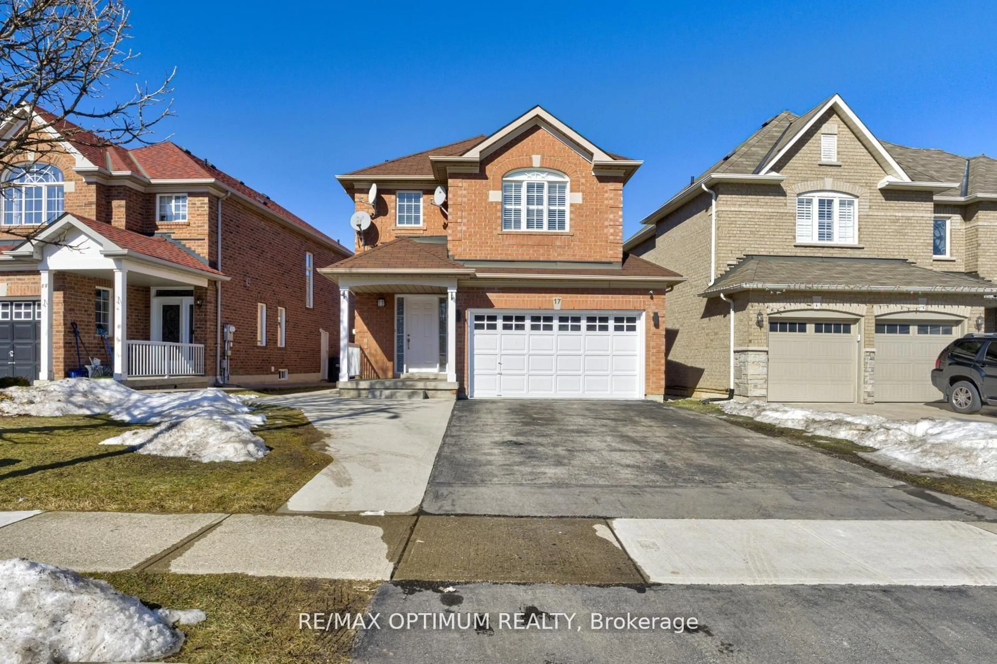 Home with brick exterior material, street for 17 Binder Twine Tr, Brampton Ontario L6X 4R2