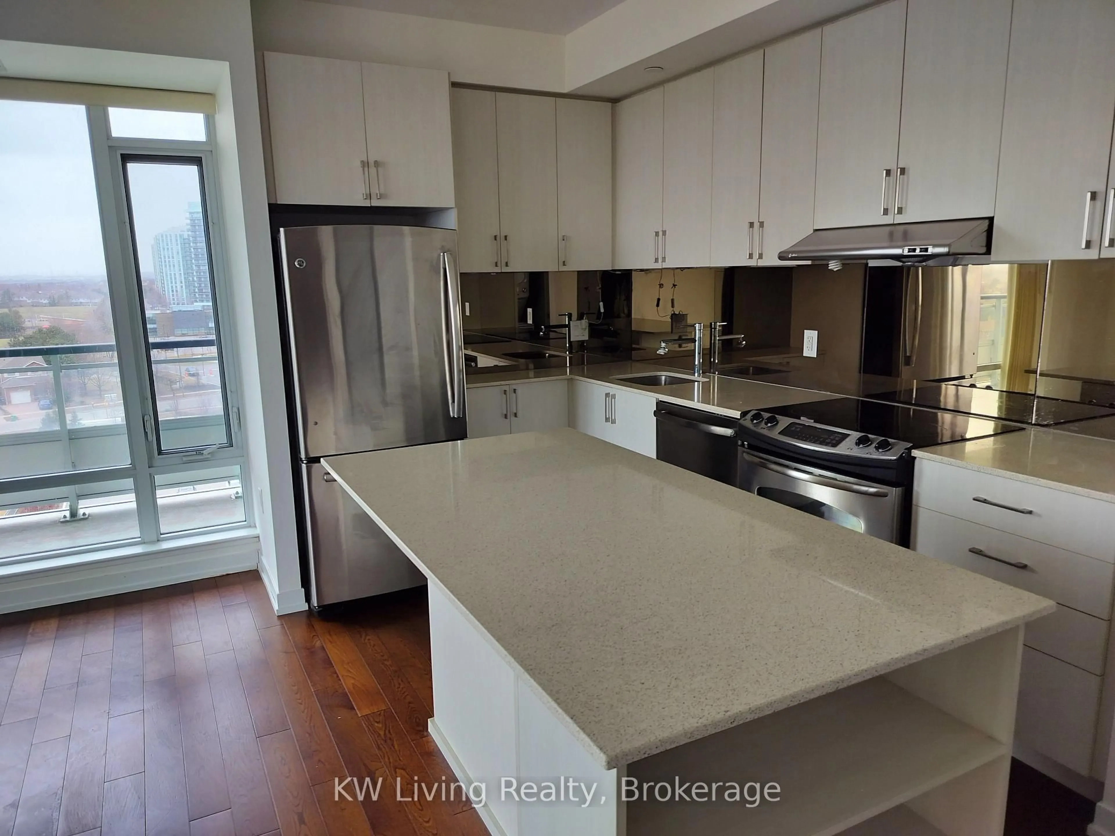Open concept kitchen, unknown for 2560 Eglinton Ave #805, Mississauga Ontario L5M 0Y3
