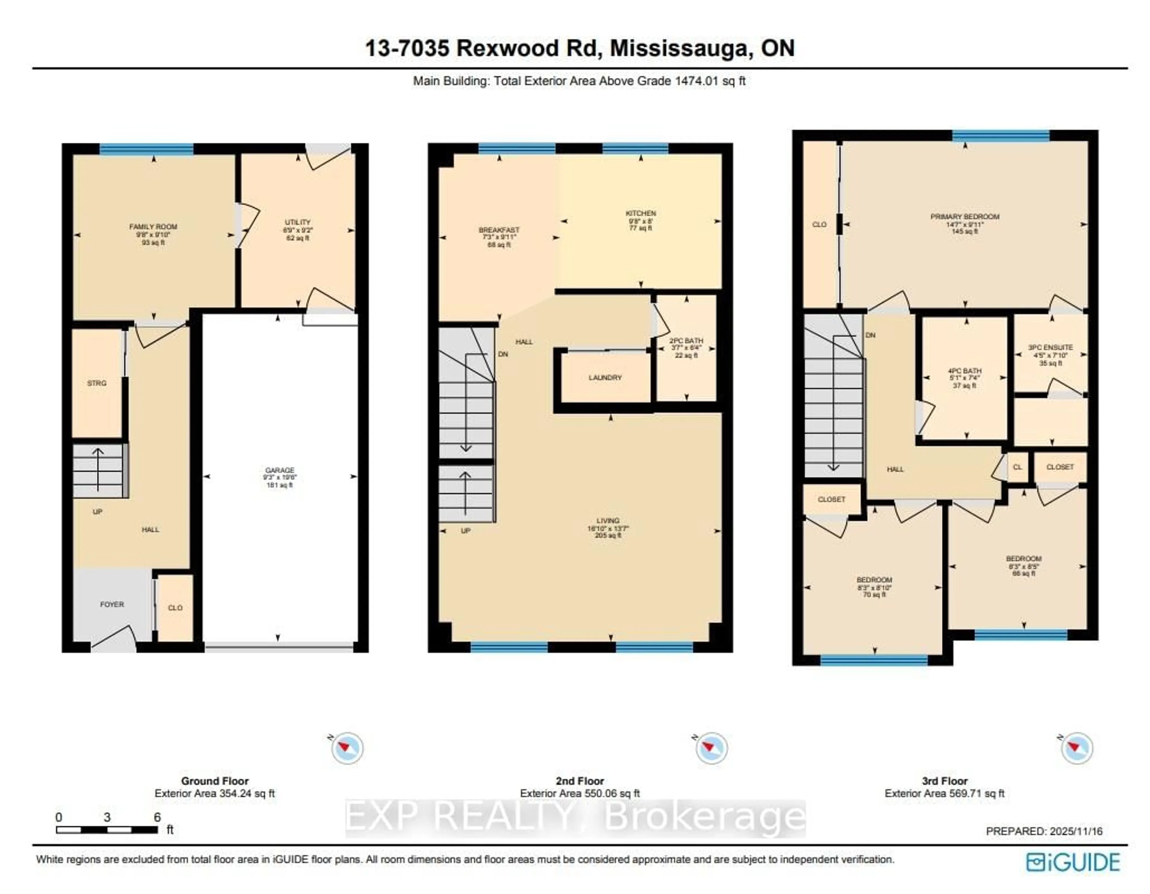 Floor plan for 7035 Rexwood Rd #13, Mississauga Ontario L4T 4M6