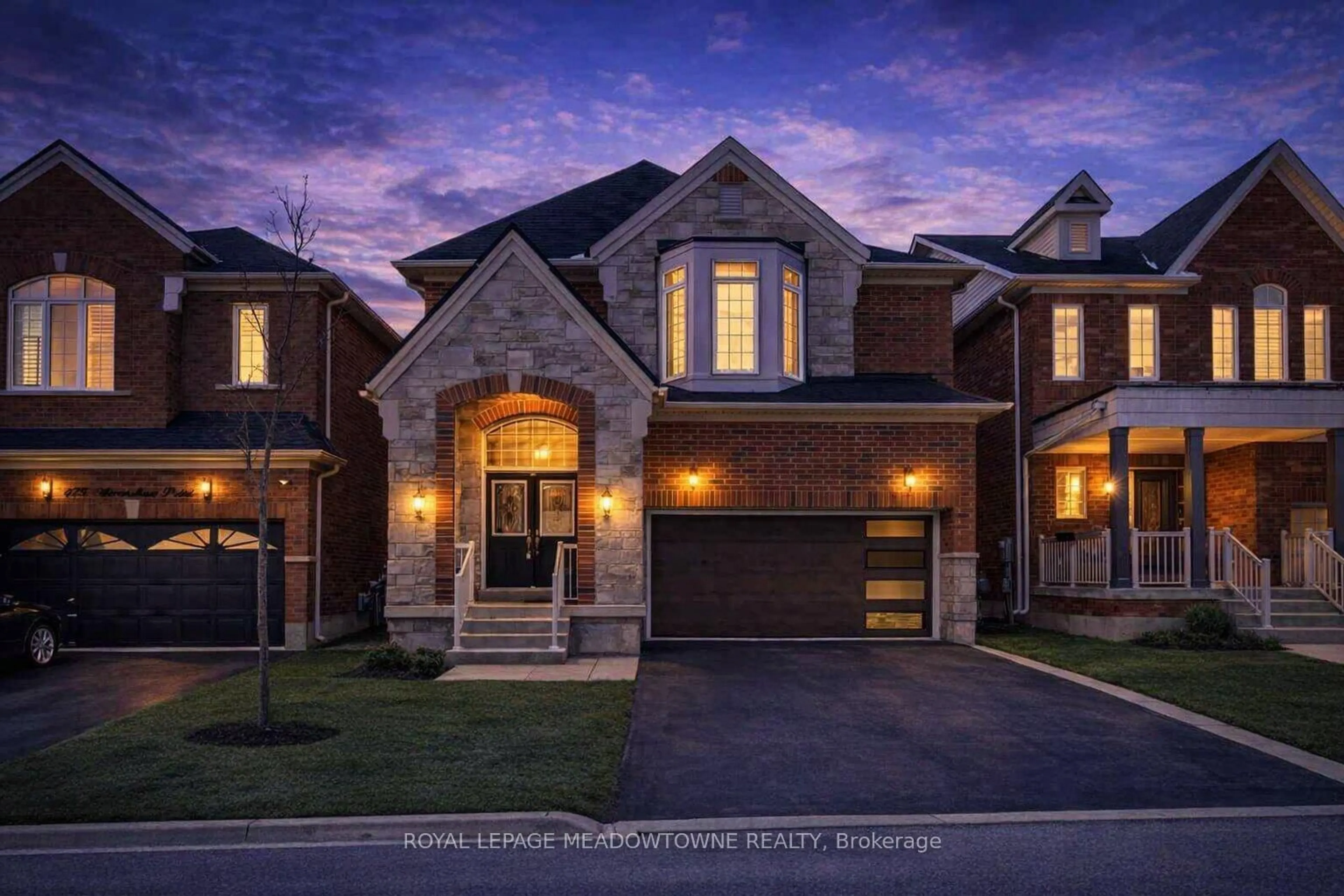 Home with brick exterior material, street for 471 Ollerenshaw Pt, Milton Ontario L9T 8P7