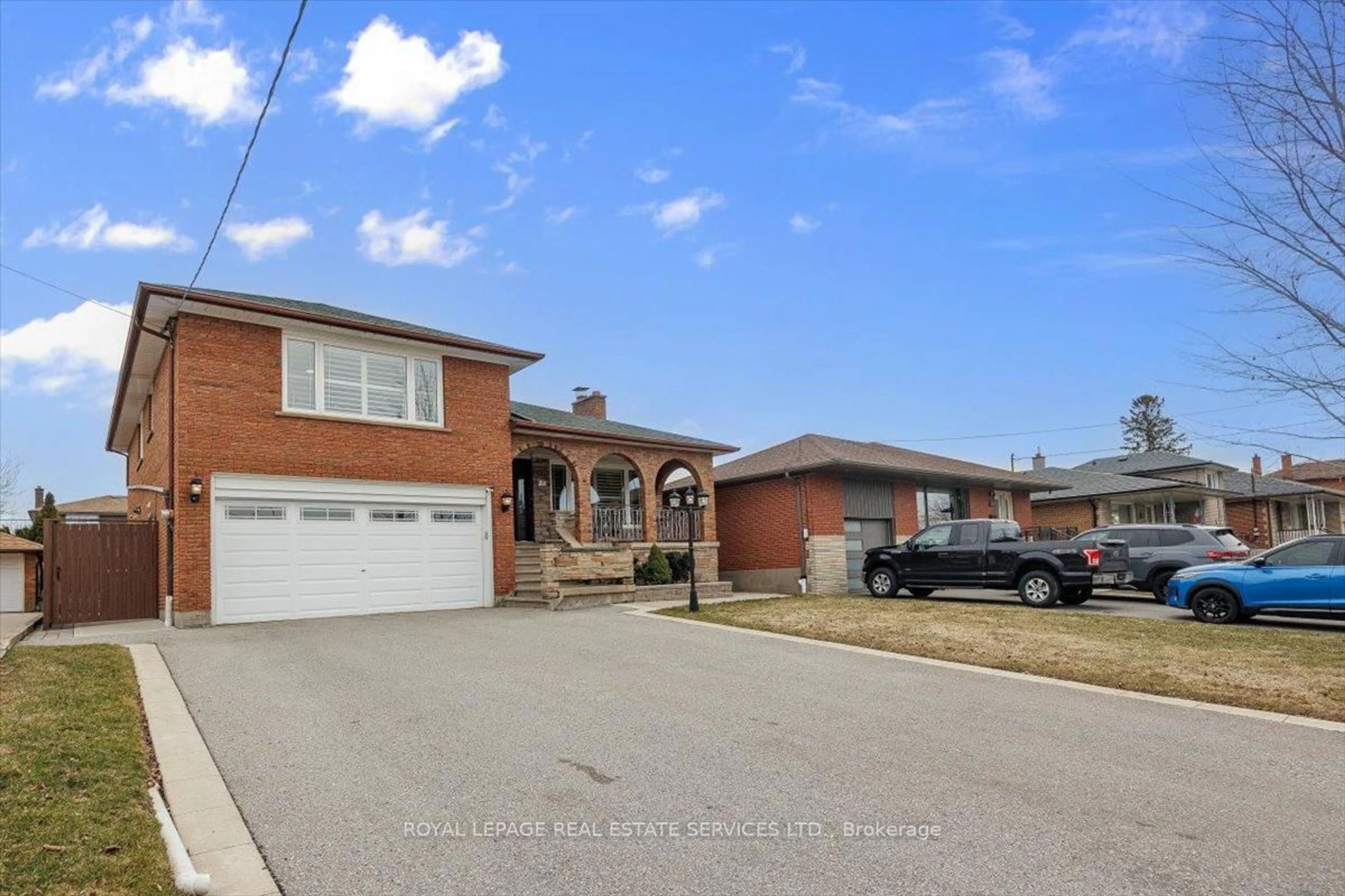 Home with brick exterior material, street for 91 Macleod St, Toronto Ontario M6L 2M8