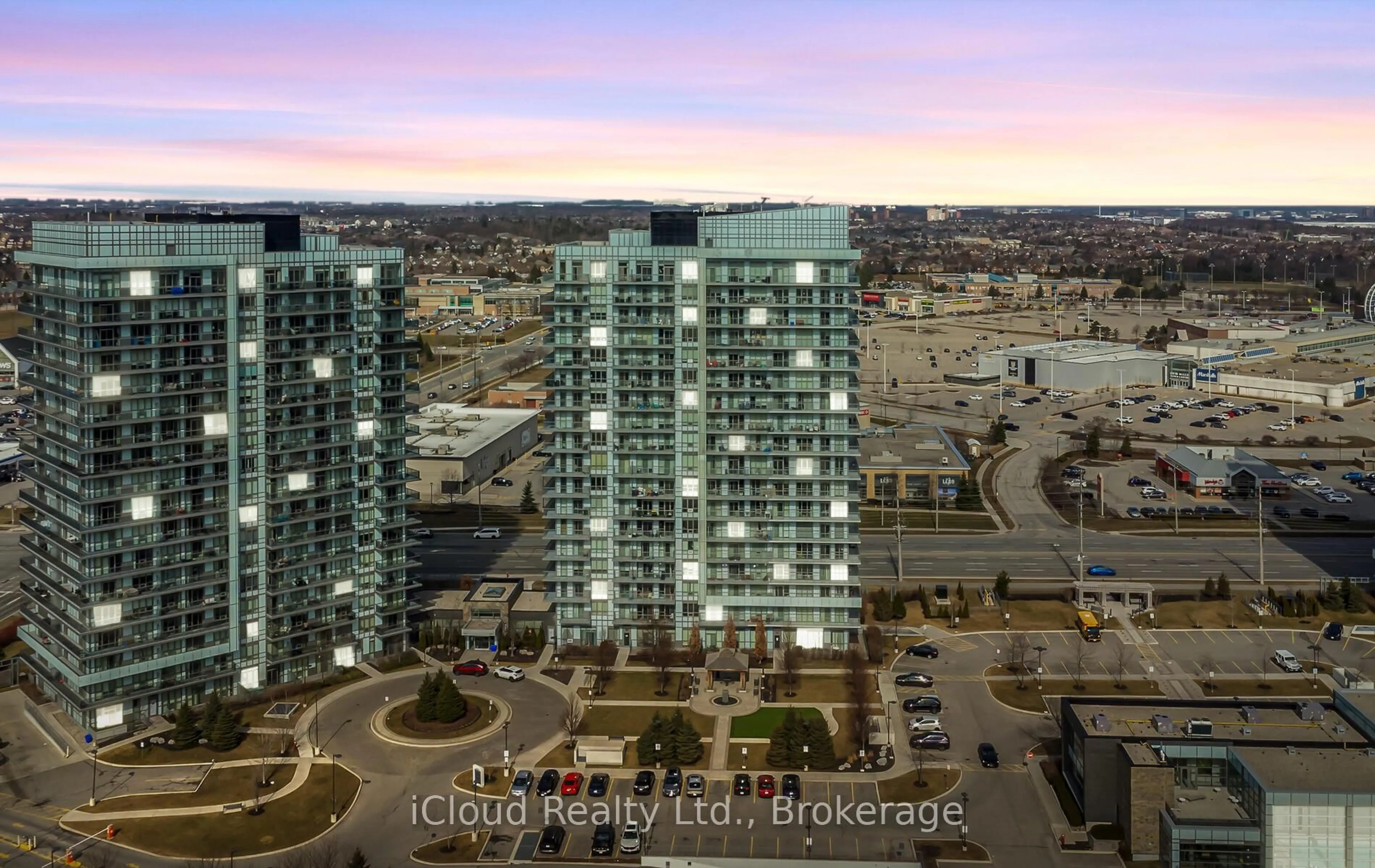 A pic from outside/outdoor area/front of a property/back of a property/a pic from drone, city buildings view from balcony for 4655 Glen Erin Dr #1207, Mississauga Ontario L5M 0Z1