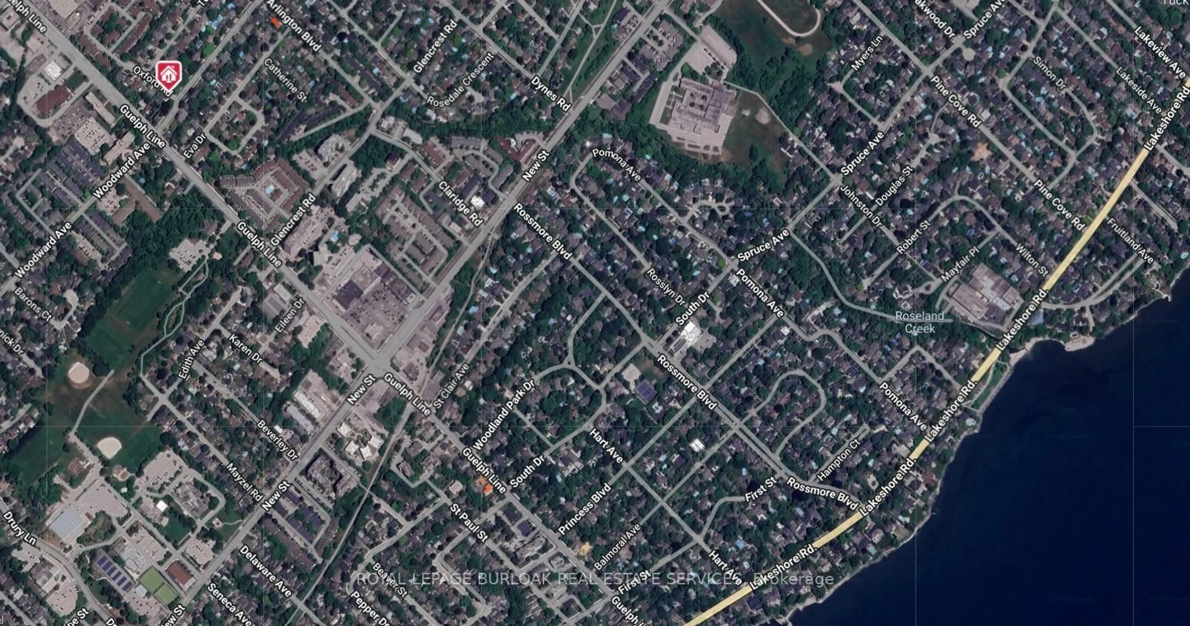 Picture of a map for 660 Oxford Rd #53, Burlington Ontario L7N 3M1