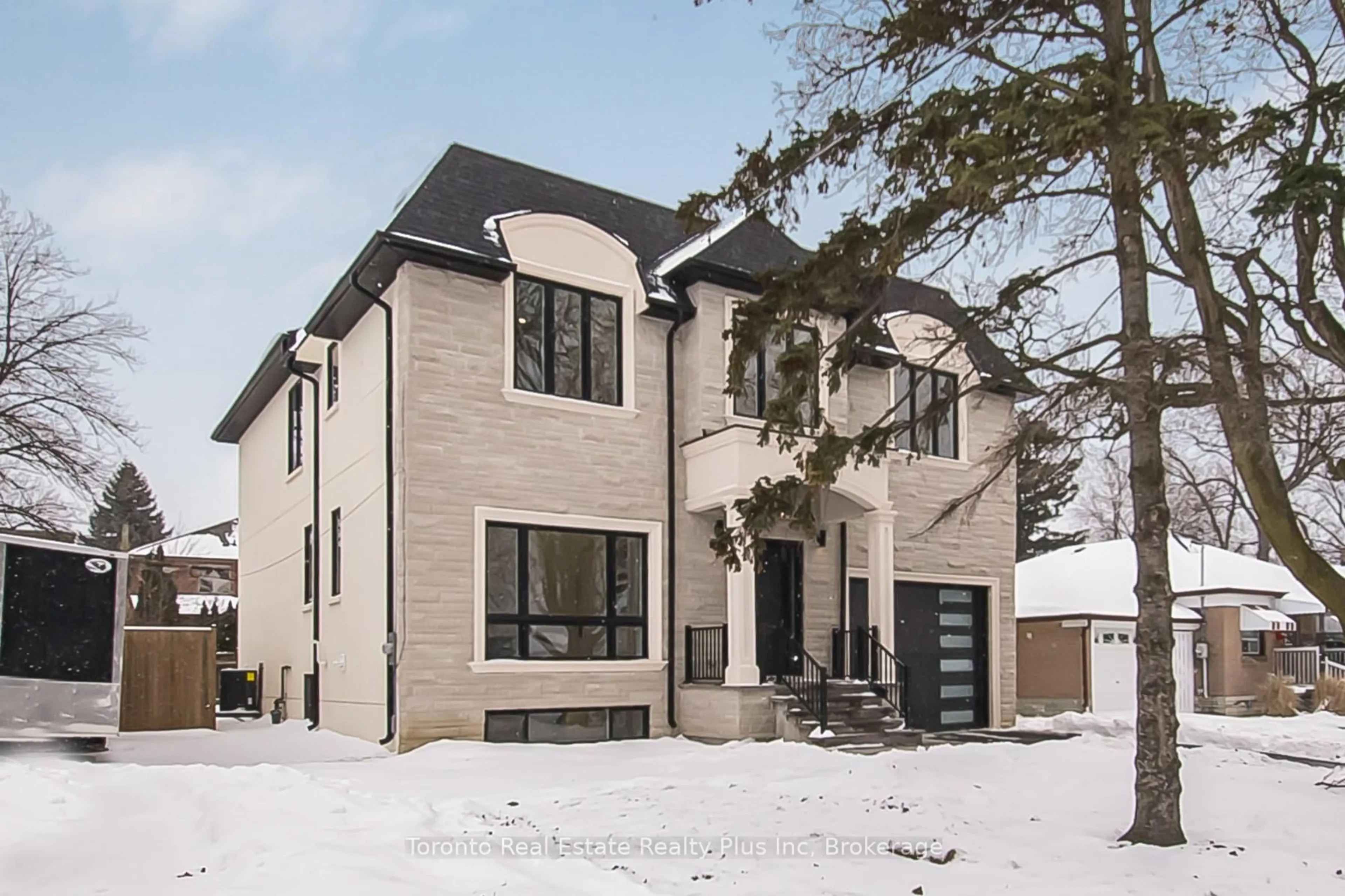 Home with brick exterior material, street for 25 Cronin Dr, Toronto Ontario M9B 4T7