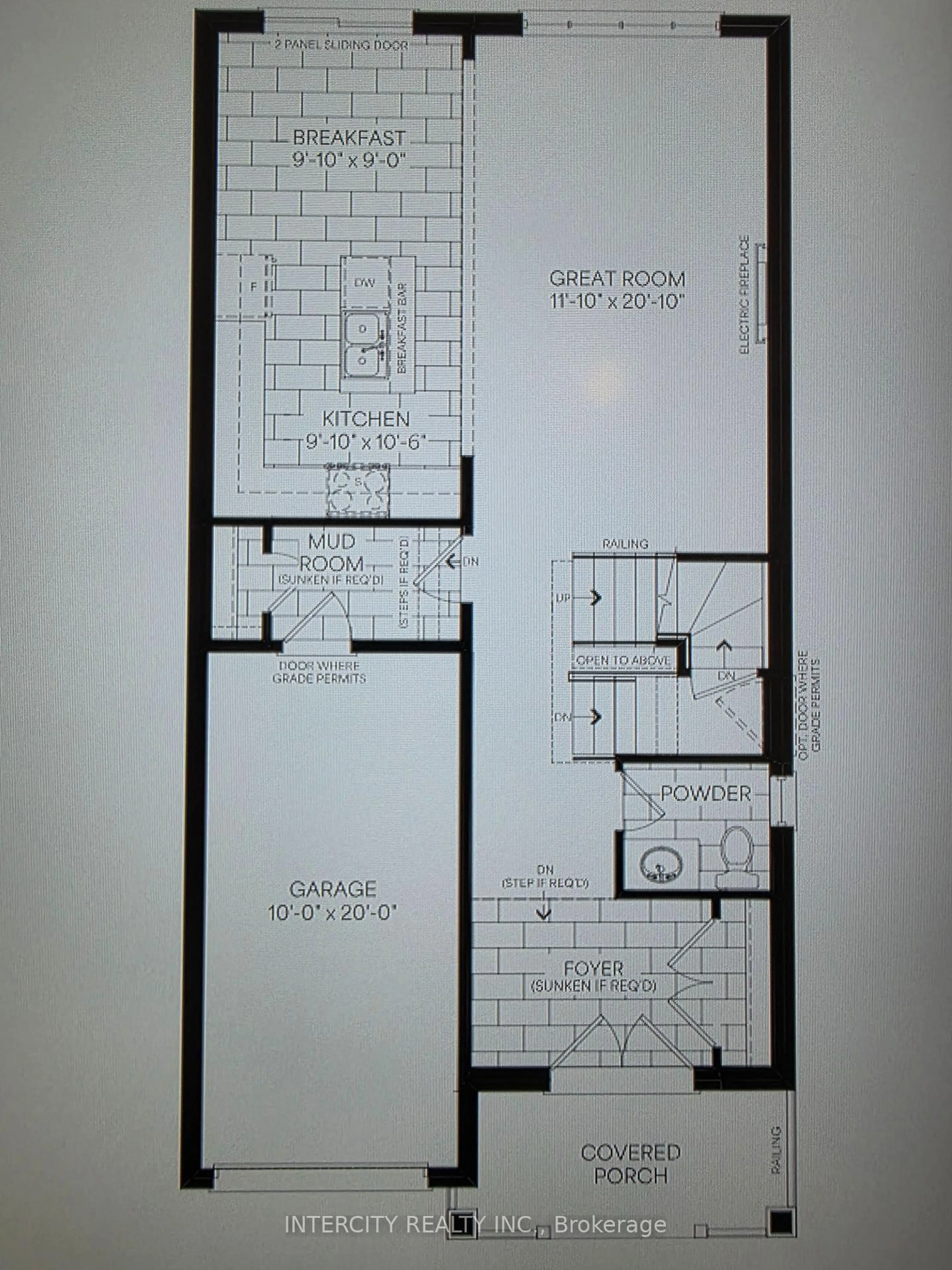 Floor plan for Lot 130 Speers Ave, Caledon Ontario L7C 1Z9