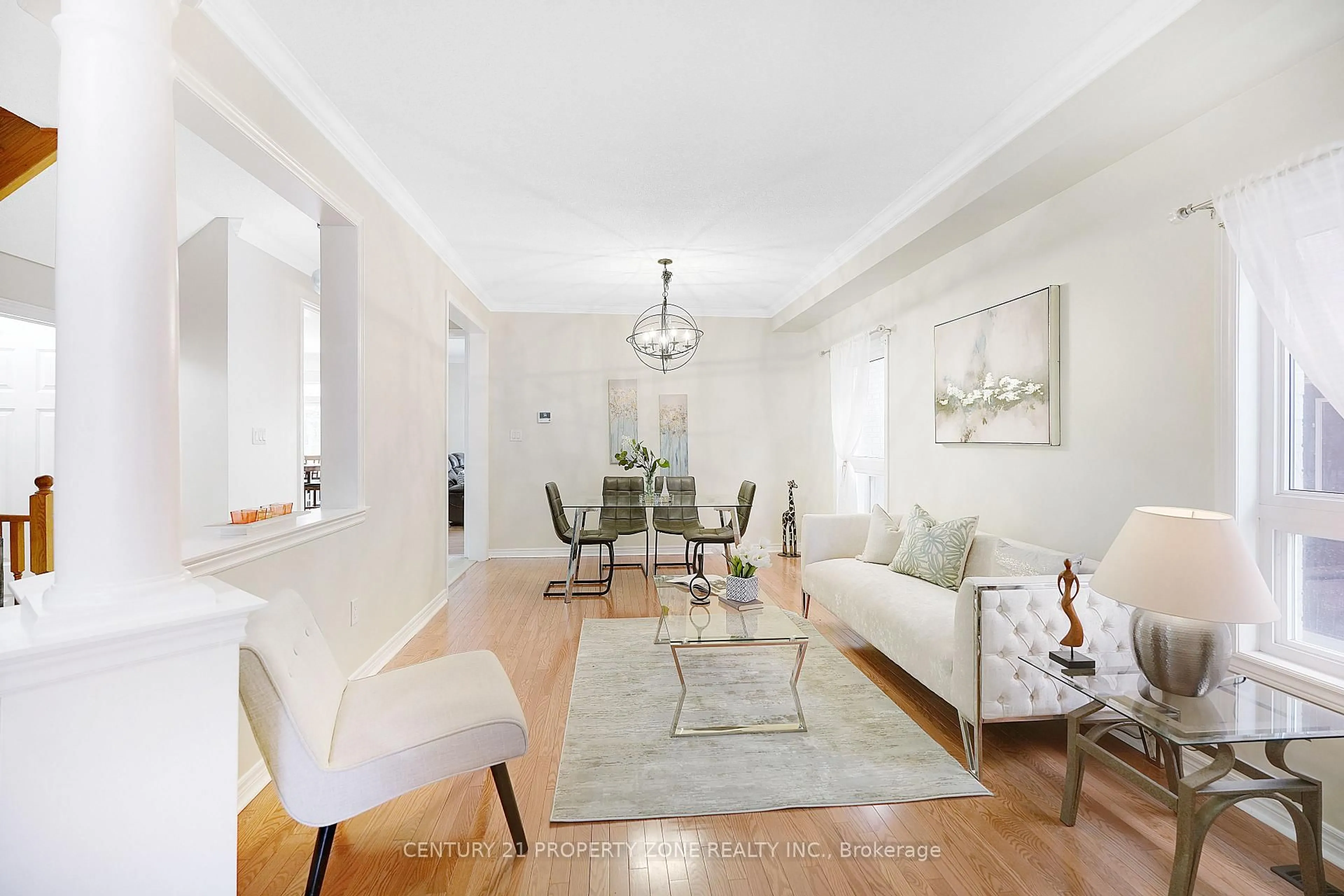 Living room with furniture, unknown for 43 Alice Springs Cres, Brampton Ontario L6X 0R7