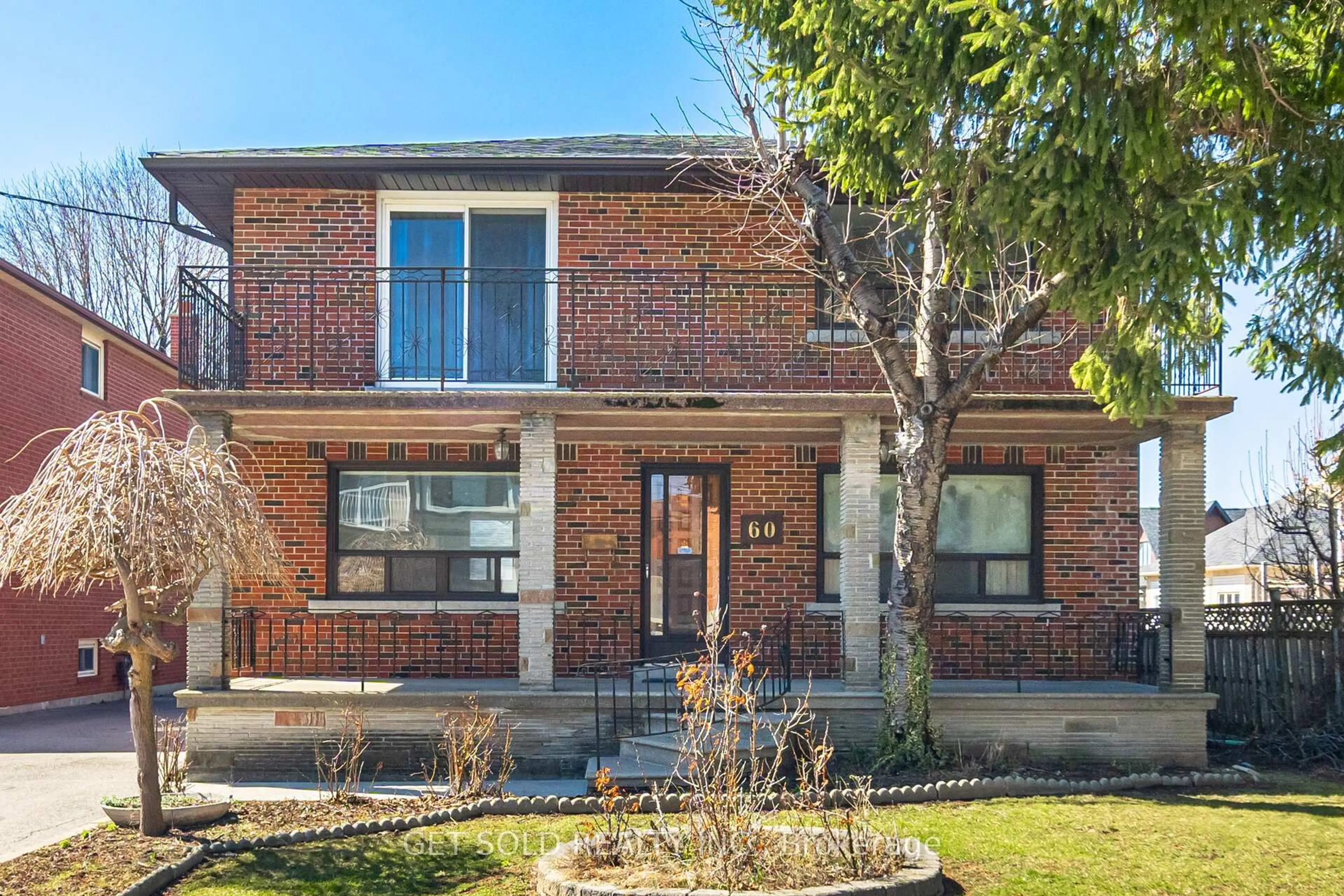 Home with brick exterior material, street for 60 Erie St, Toronto Ontario M6L 2P9