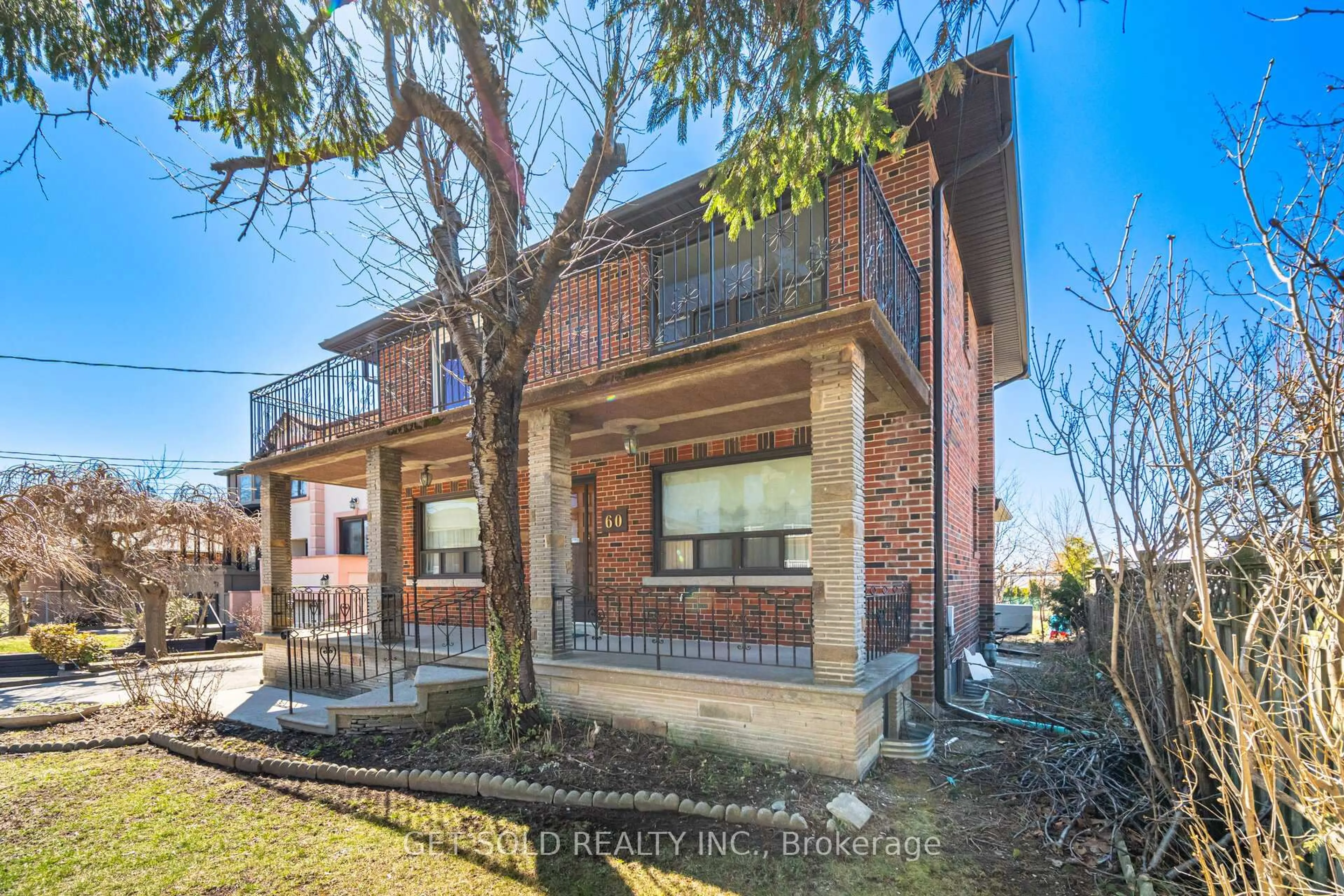 Home with brick exterior material, street for 60 Erie St, Toronto Ontario M6L 2P9