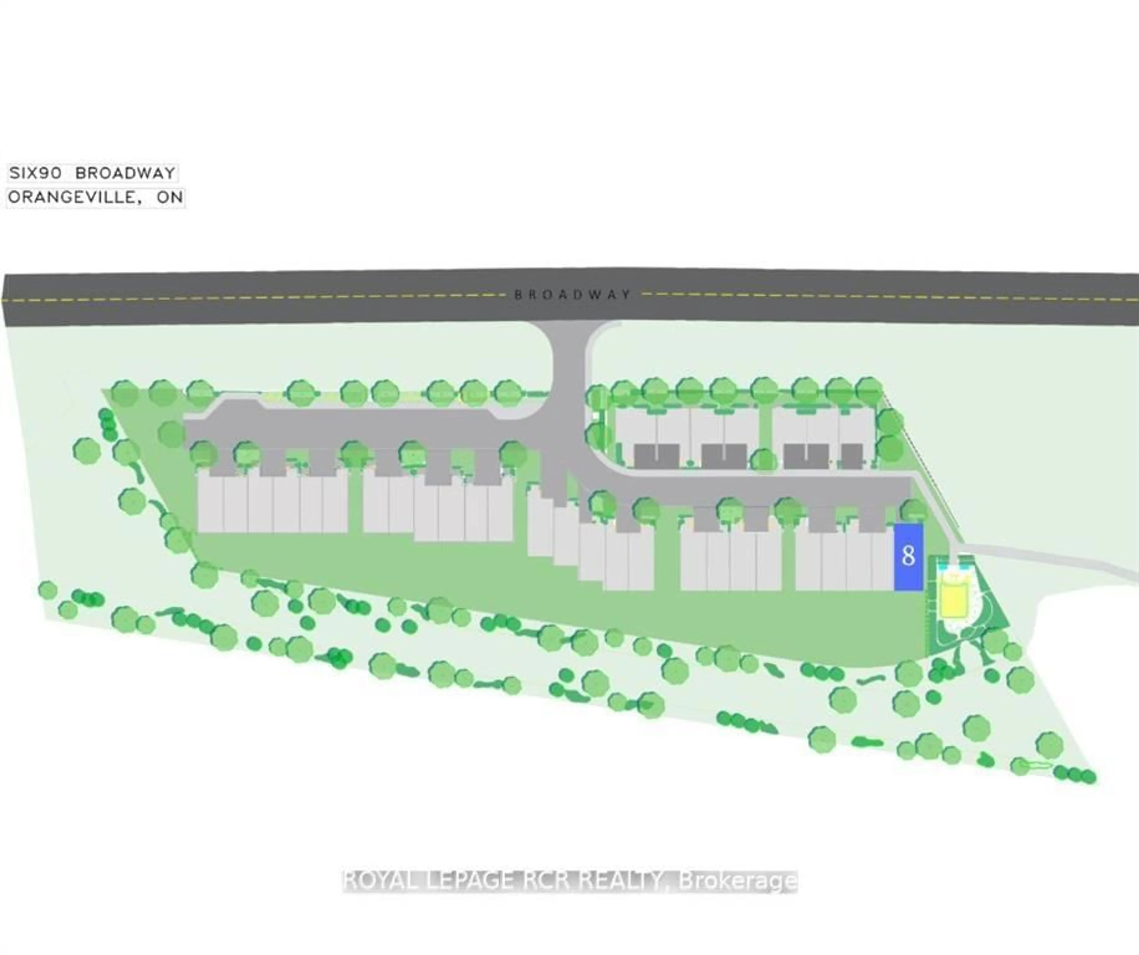 Floor plan for 690 Broadway Ave #8, Orangeville Ontario L9W 7T7