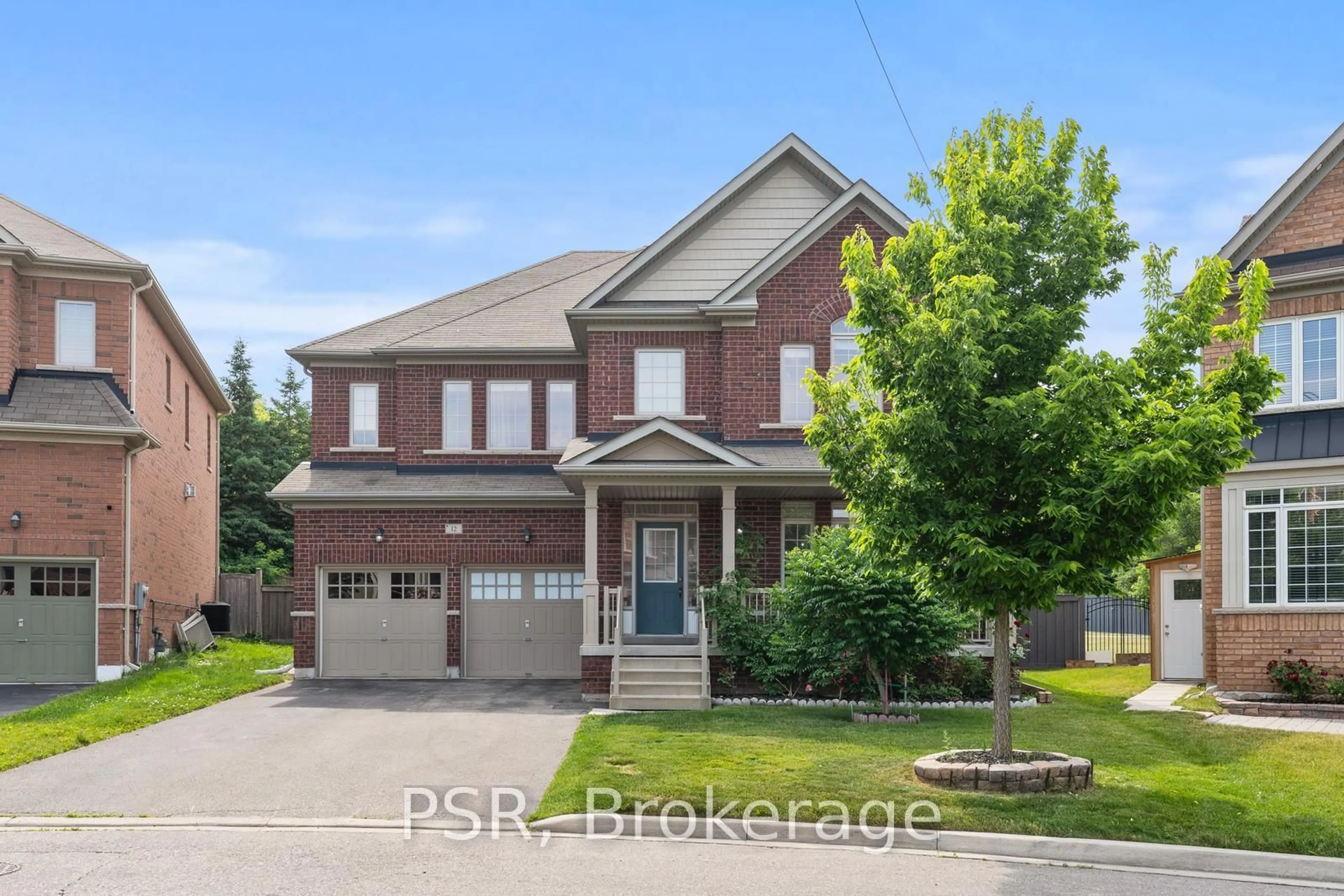Home with brick exterior material, street for 12 Danfield Crt, Brampton Ontario L6Y 2X9