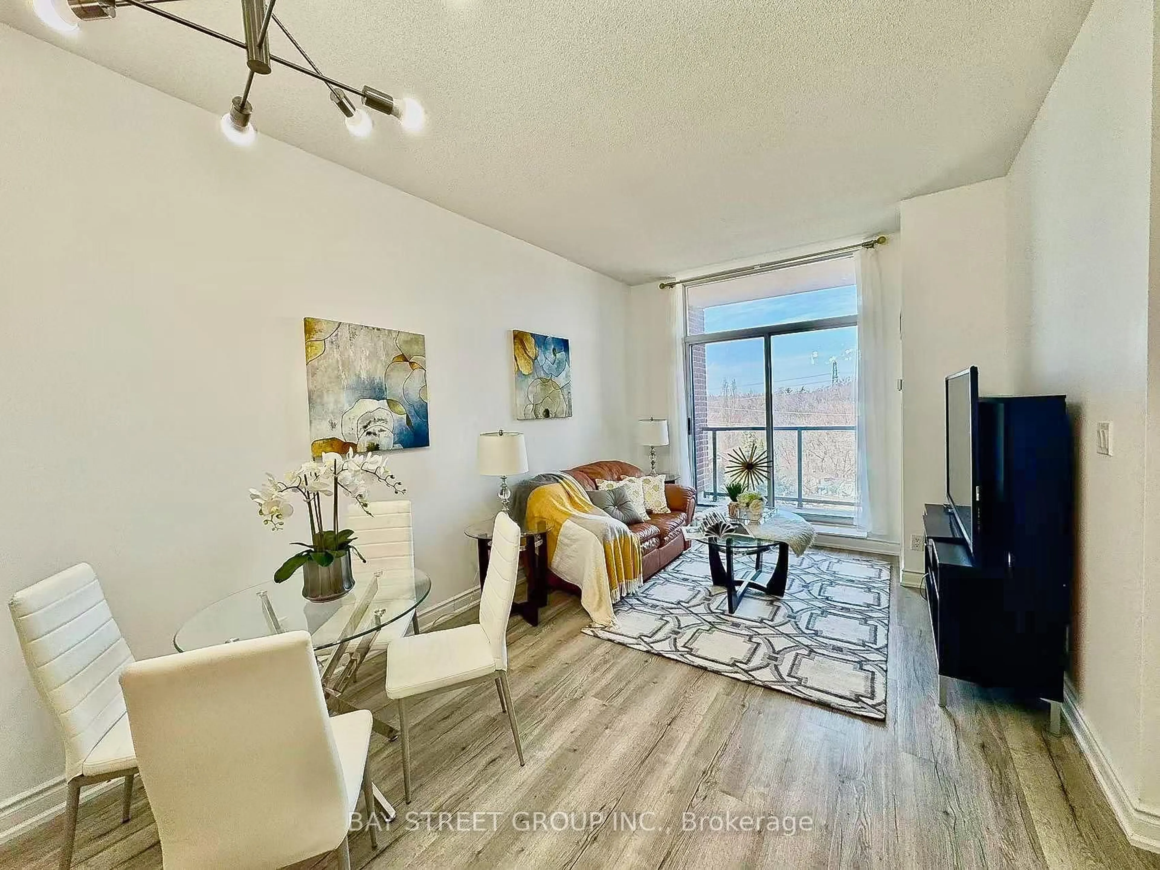 Living room with furniture, unknown for 25 Earlington Ave #507, Toronto Ontario M8X 3A3