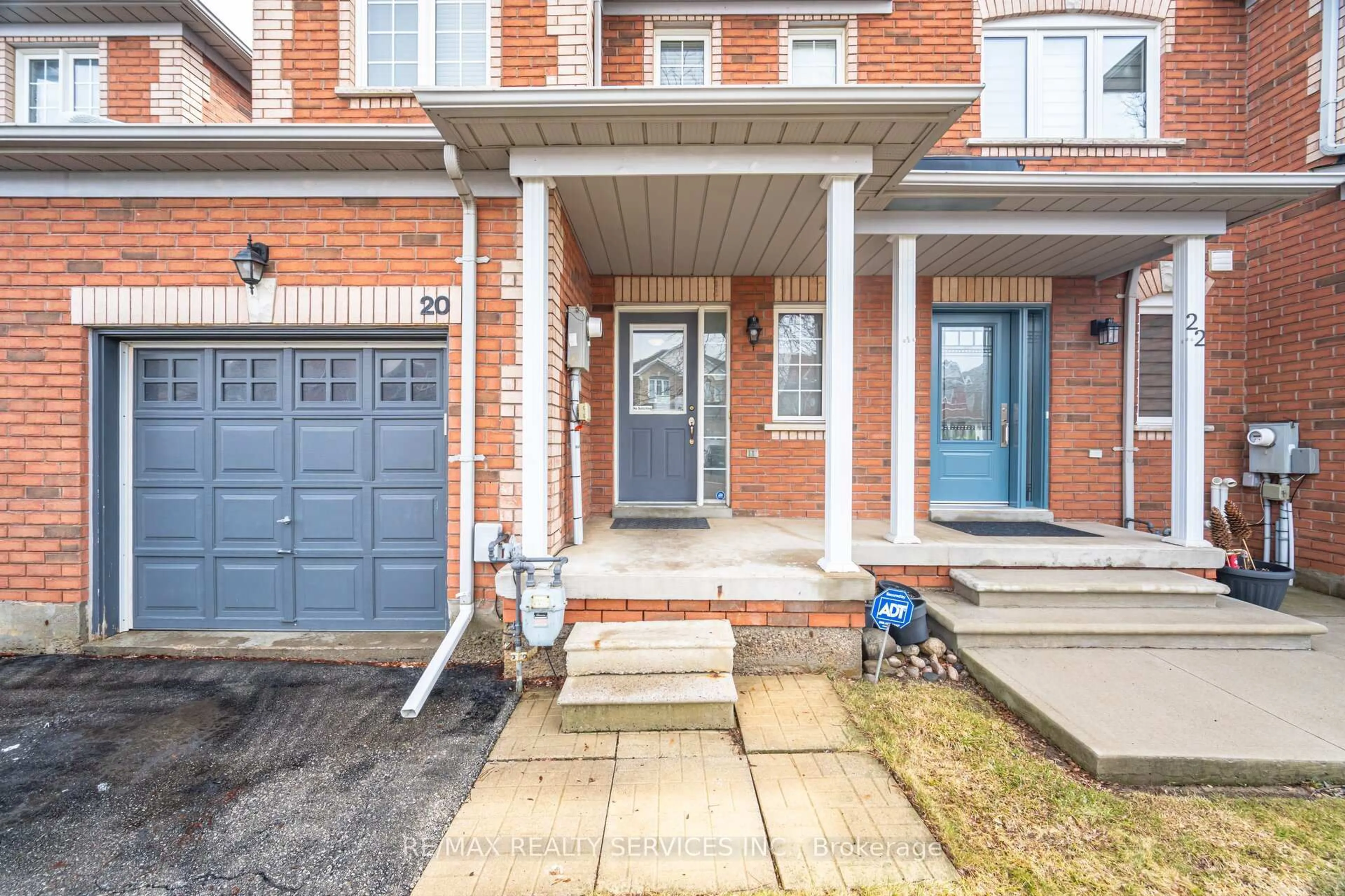 Home with brick exterior material, street for 20 Mossgrove Cres, Brampton Ontario L7A 1R1