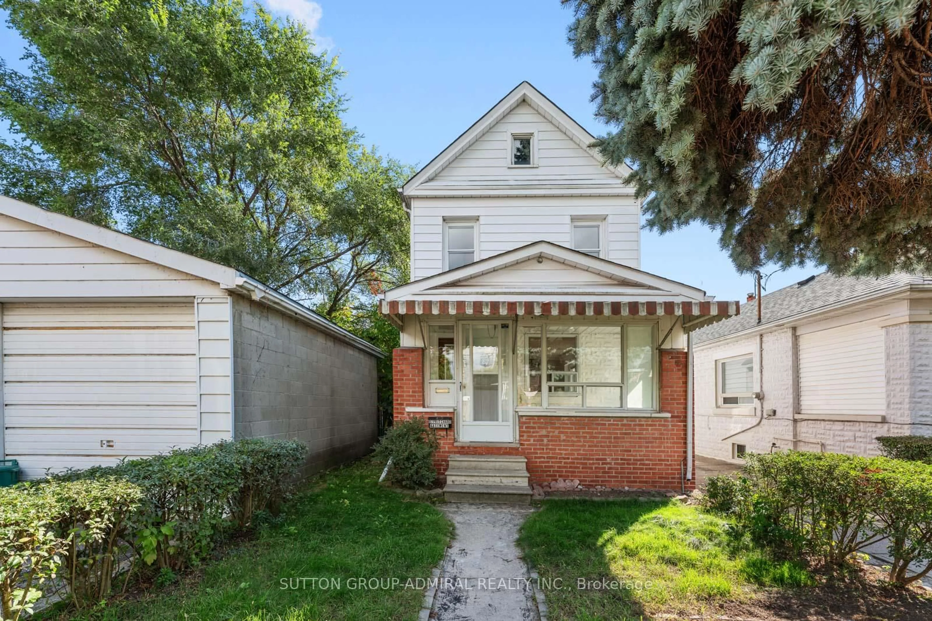 Home with brick exterior material, street for 87 Pritchard Ave, Toronto Ontario M6N 1T9