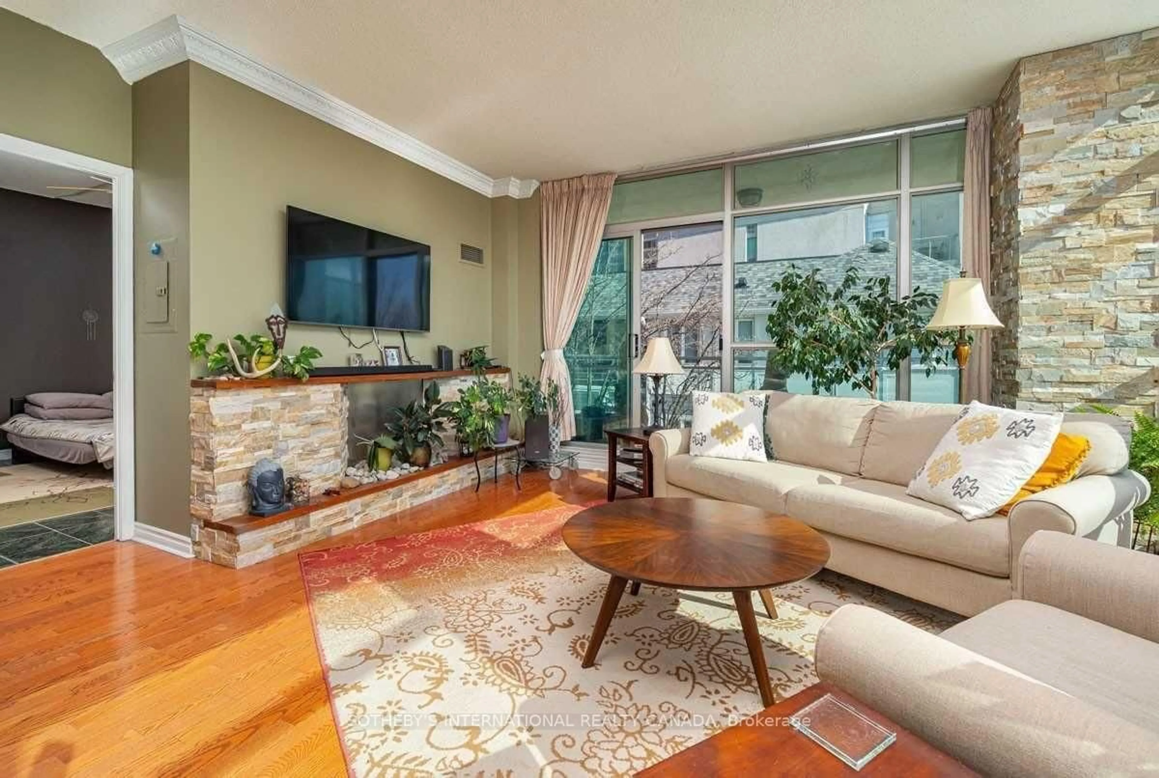 Living room with furniture, unknown for 5 Marine Parade Dr #323, Toronto Ontario M8V 4B4