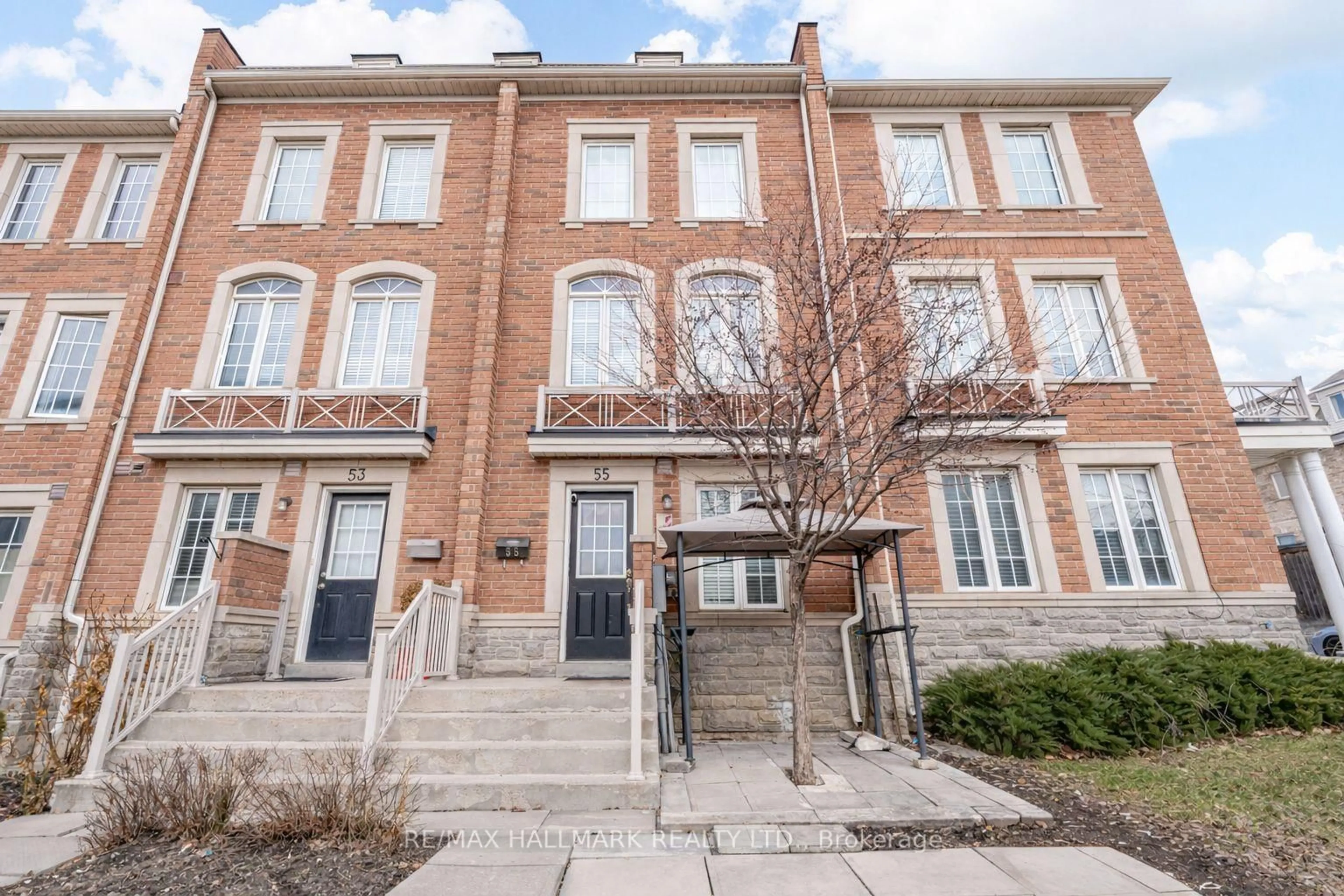 Home with brick exterior material, street for 55 Ted Wray Circ, Toronto Ontario M3L 0G8