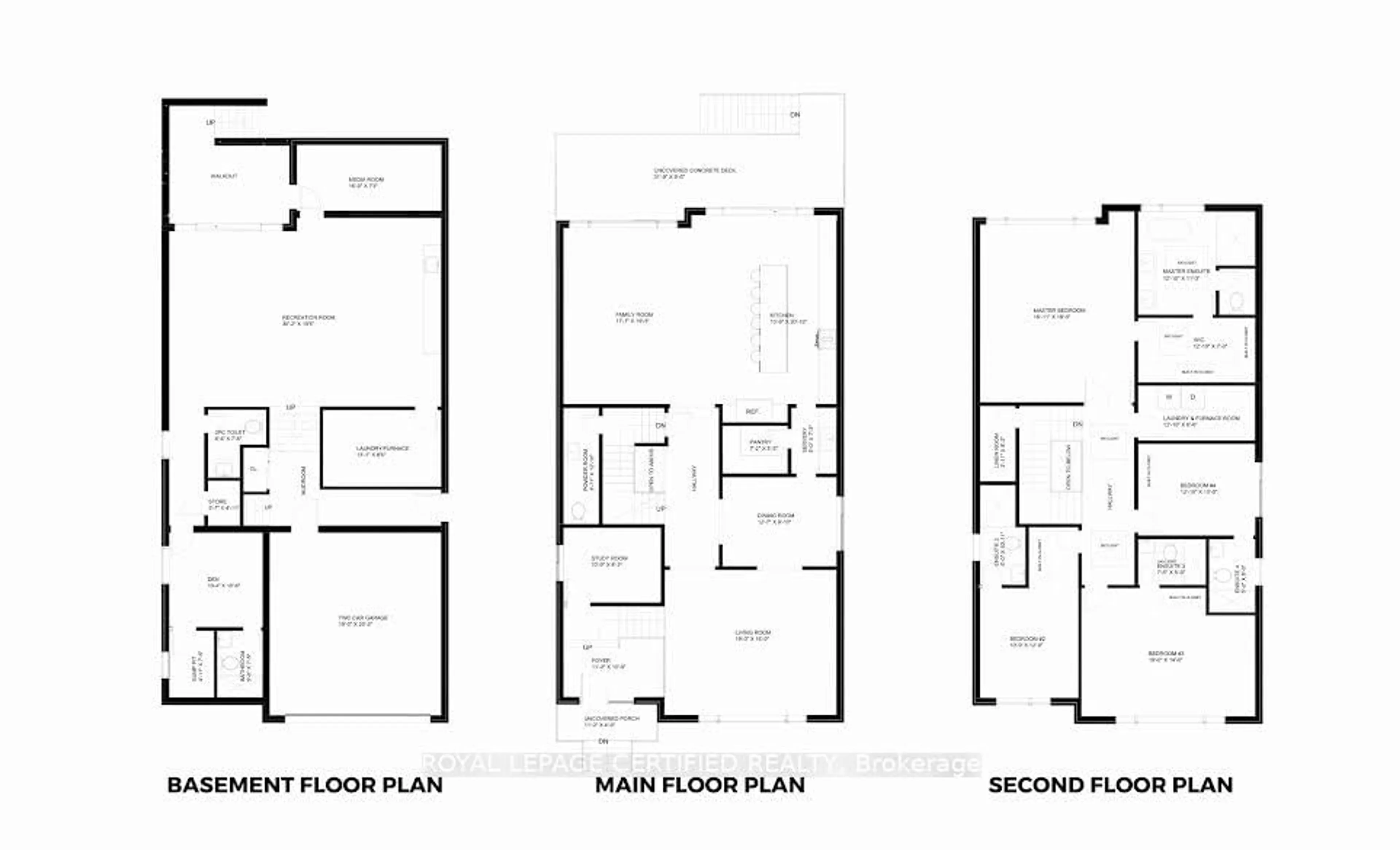 Floor plan for 332 King St, Mississauga Ontario L5A 2P4