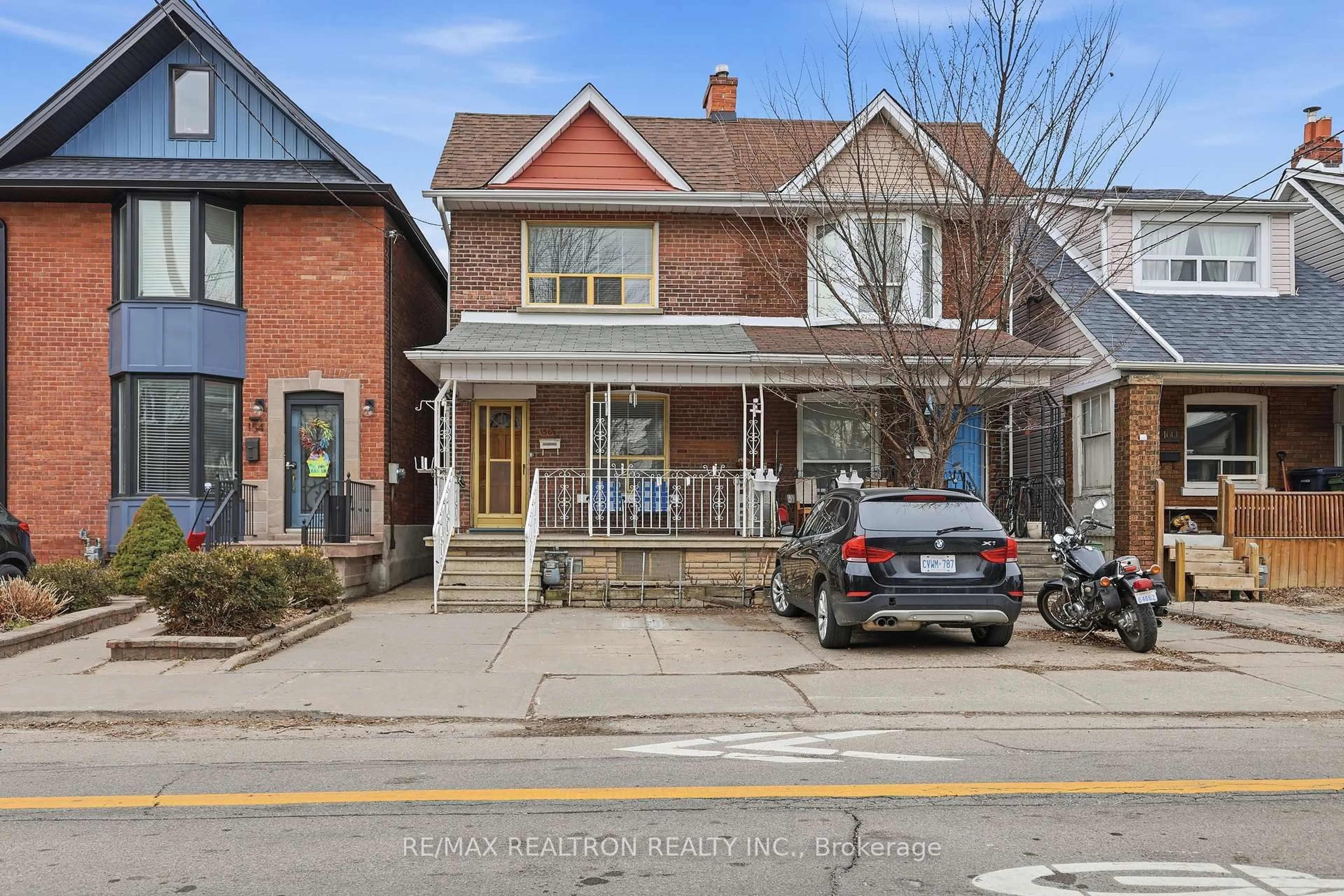 Home with brick exterior material, street for 156 Silverthorn Ave, Toronto Ontario M6N 3K3