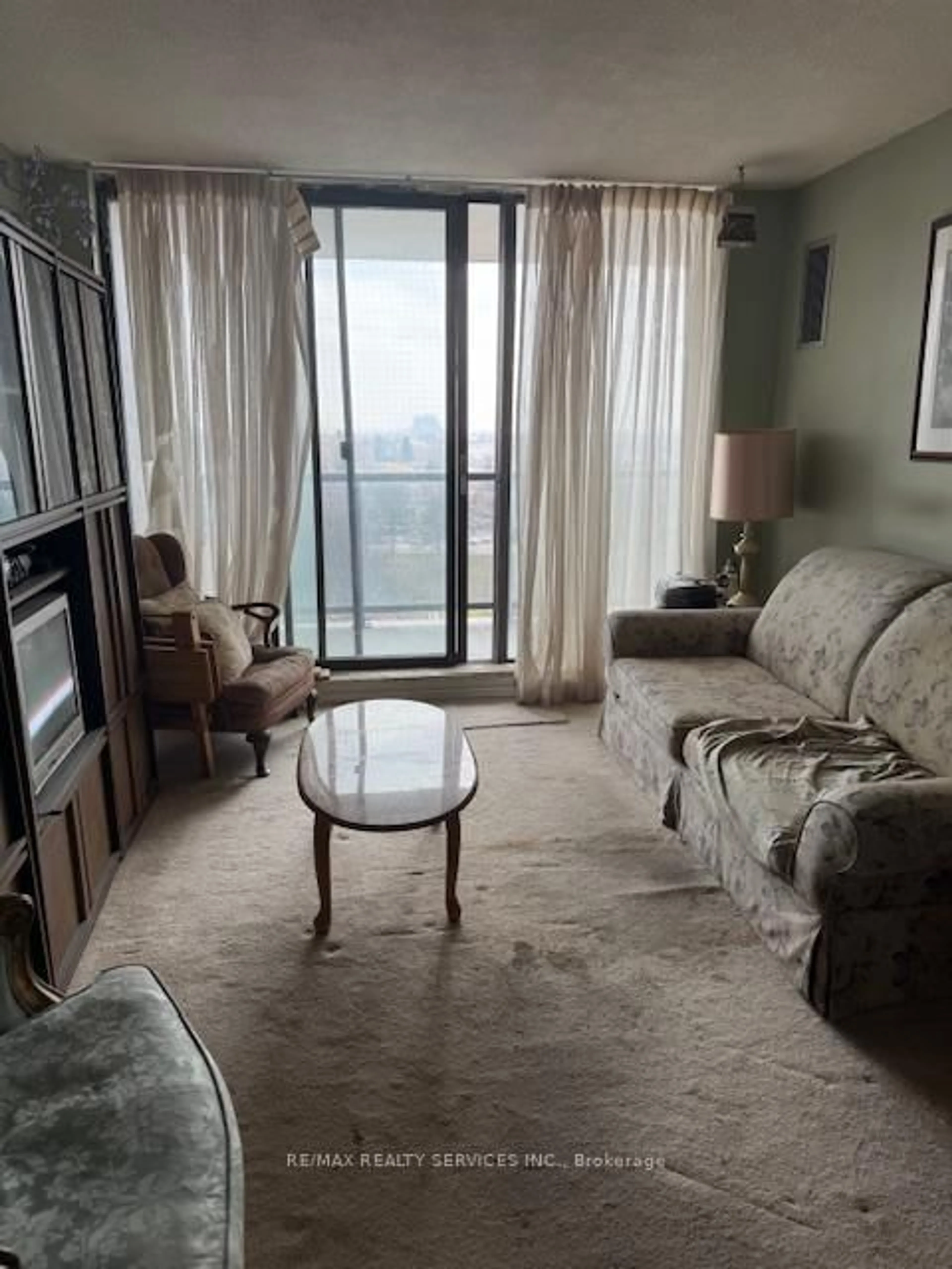 Living room with furniture, unknown for 21 Knightsbridge Rd #805, Brampton Ontario L6T 3Y1