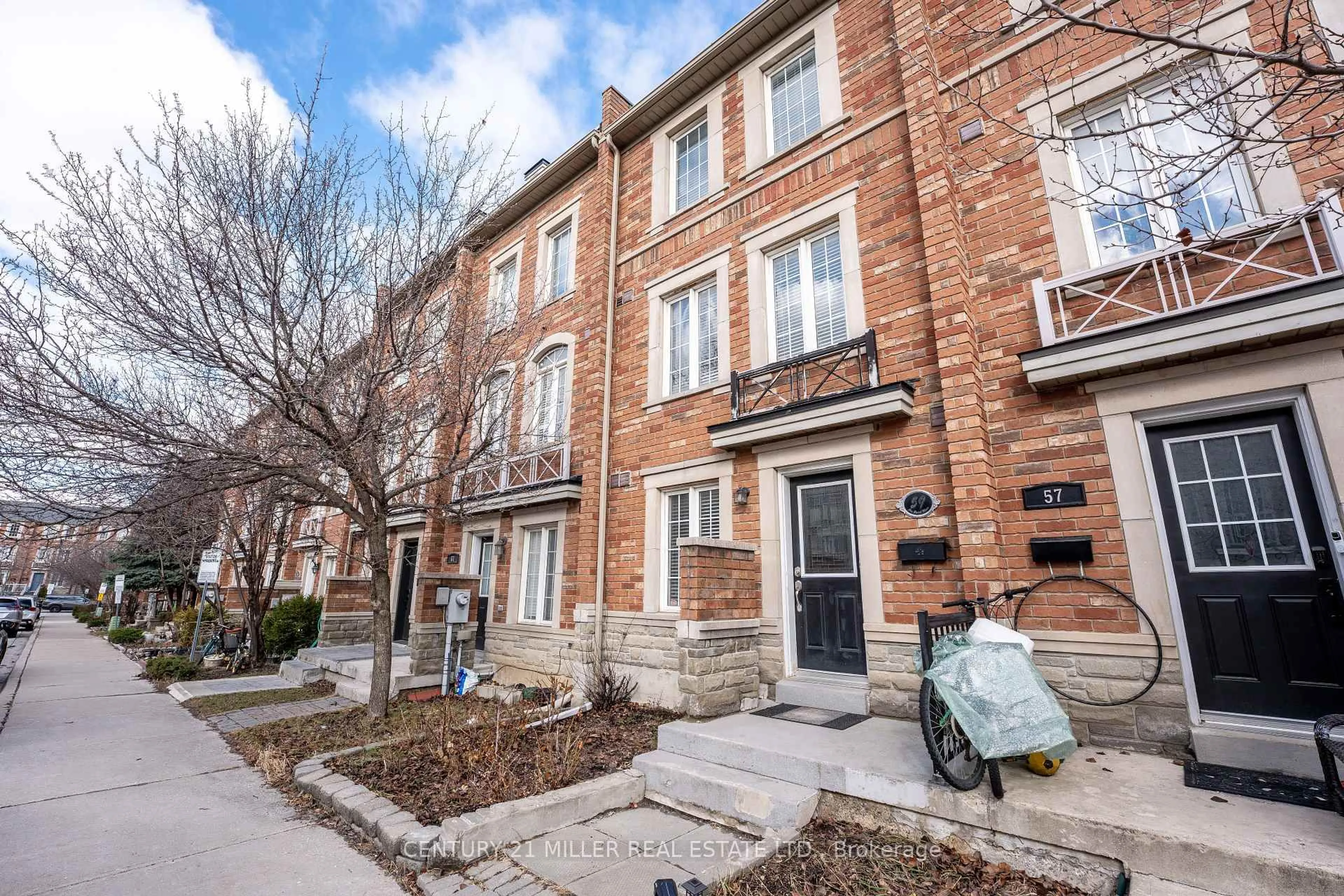 Home with brick exterior material, street for 59 Jim Baird Mews, Toronto Ontario M3L 0C3