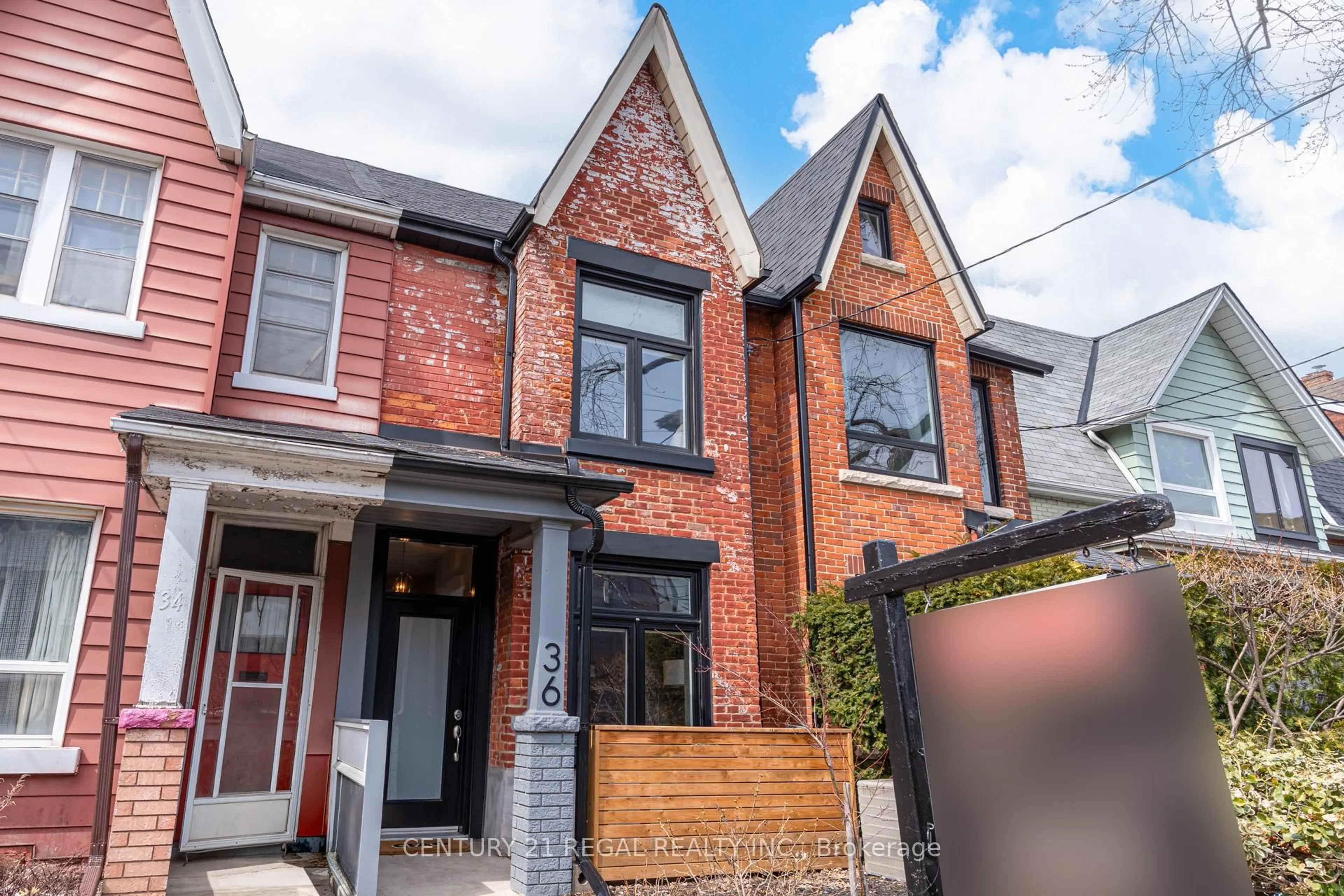 Home with brick exterior material, street for 36 Golden Ave, Toronto Ontario M6R 2J4