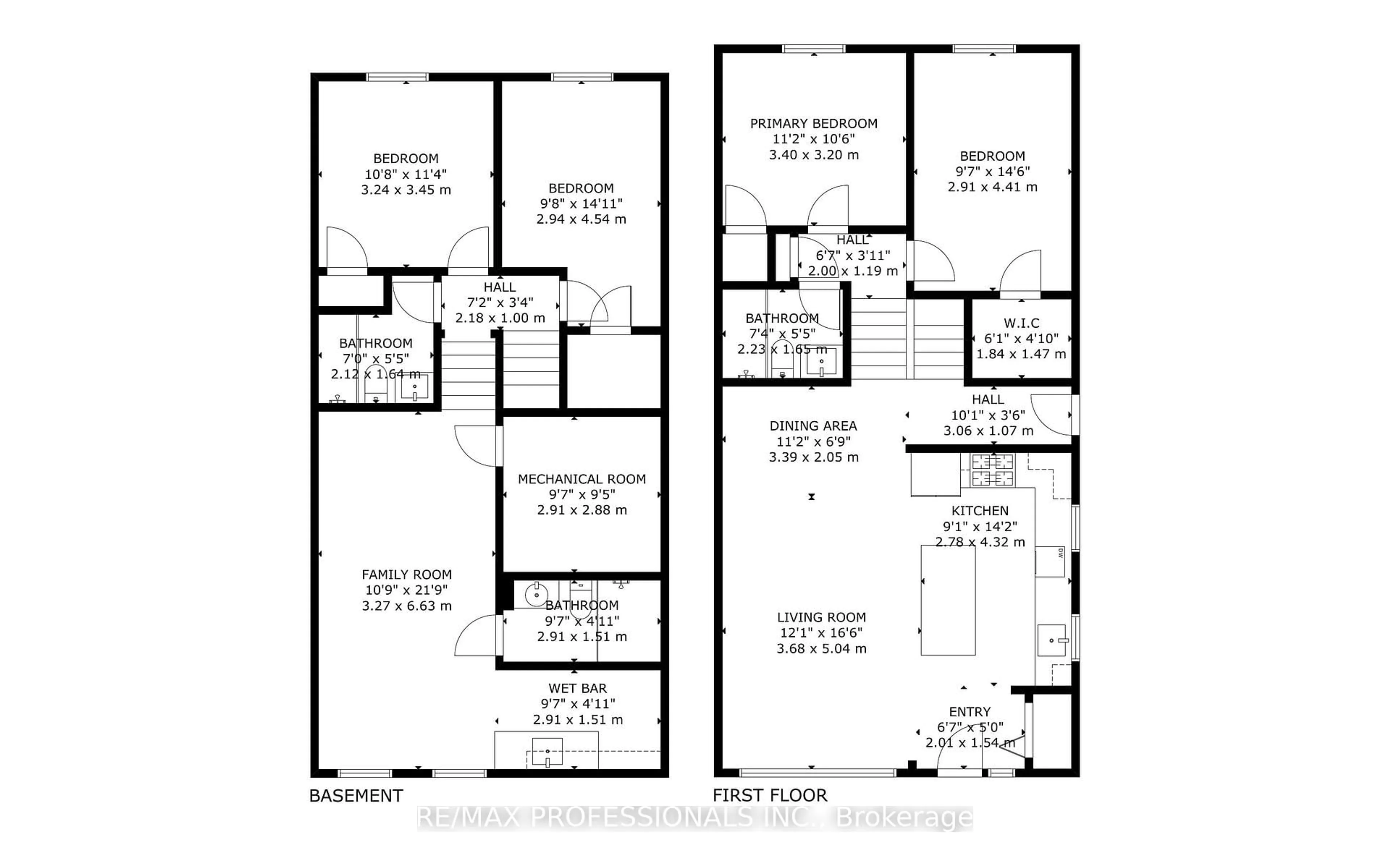 Floor plan for 5 Birgitta Cres, Toronto Ontario M9C 3W1