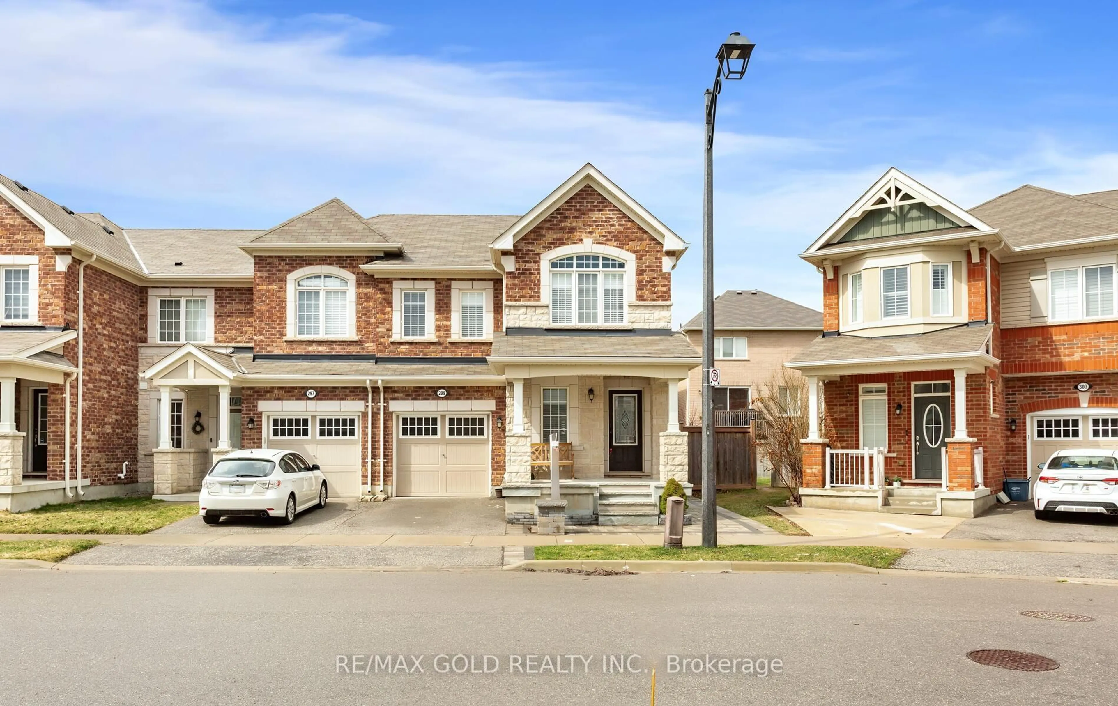Home with brick exterior material, street for 299 Gooding Cres, Milton Ontario L9E 0A9