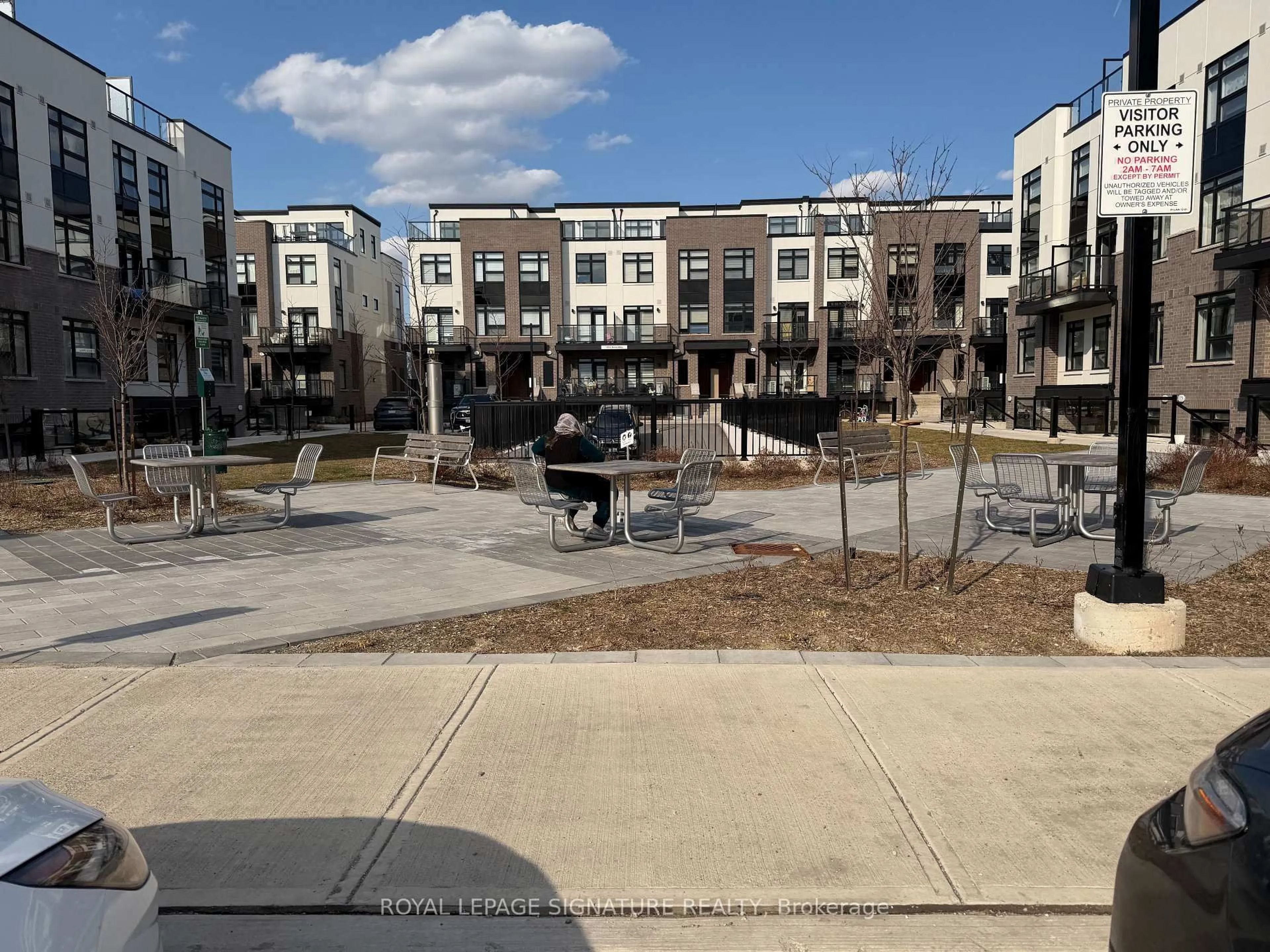 A pic from outside/outdoor area/front of a property/back of a property/a pic from drone, street for 1597 Rose Way #124, Milton Ontario L9E 0J3