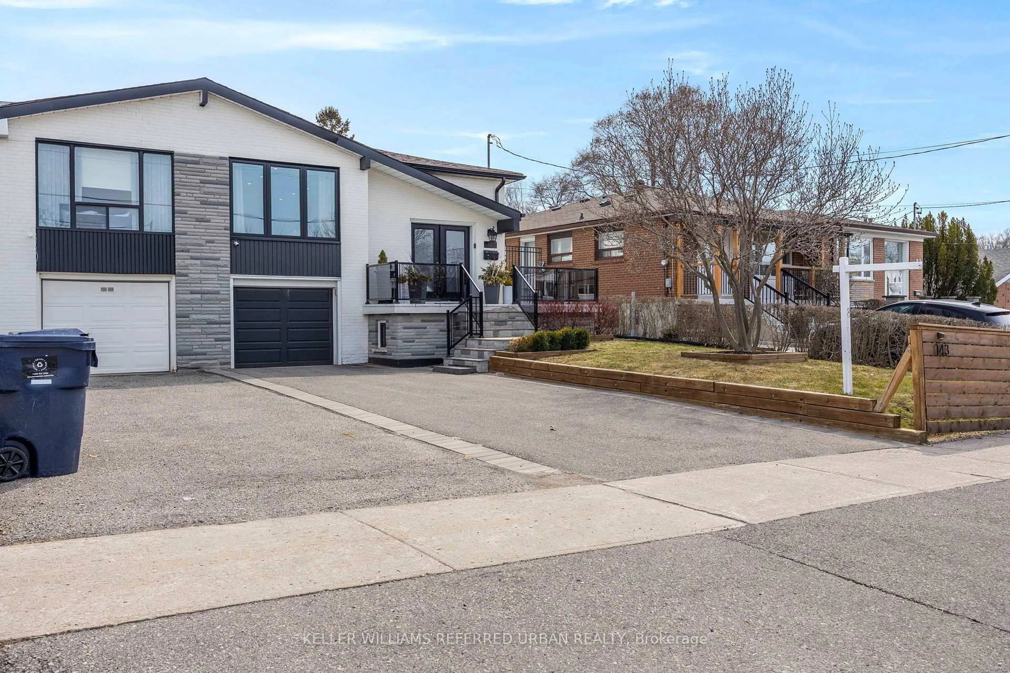 Home with brick exterior material, street for 143 Grandravine Dr, Toronto Ontario M3J 1B3