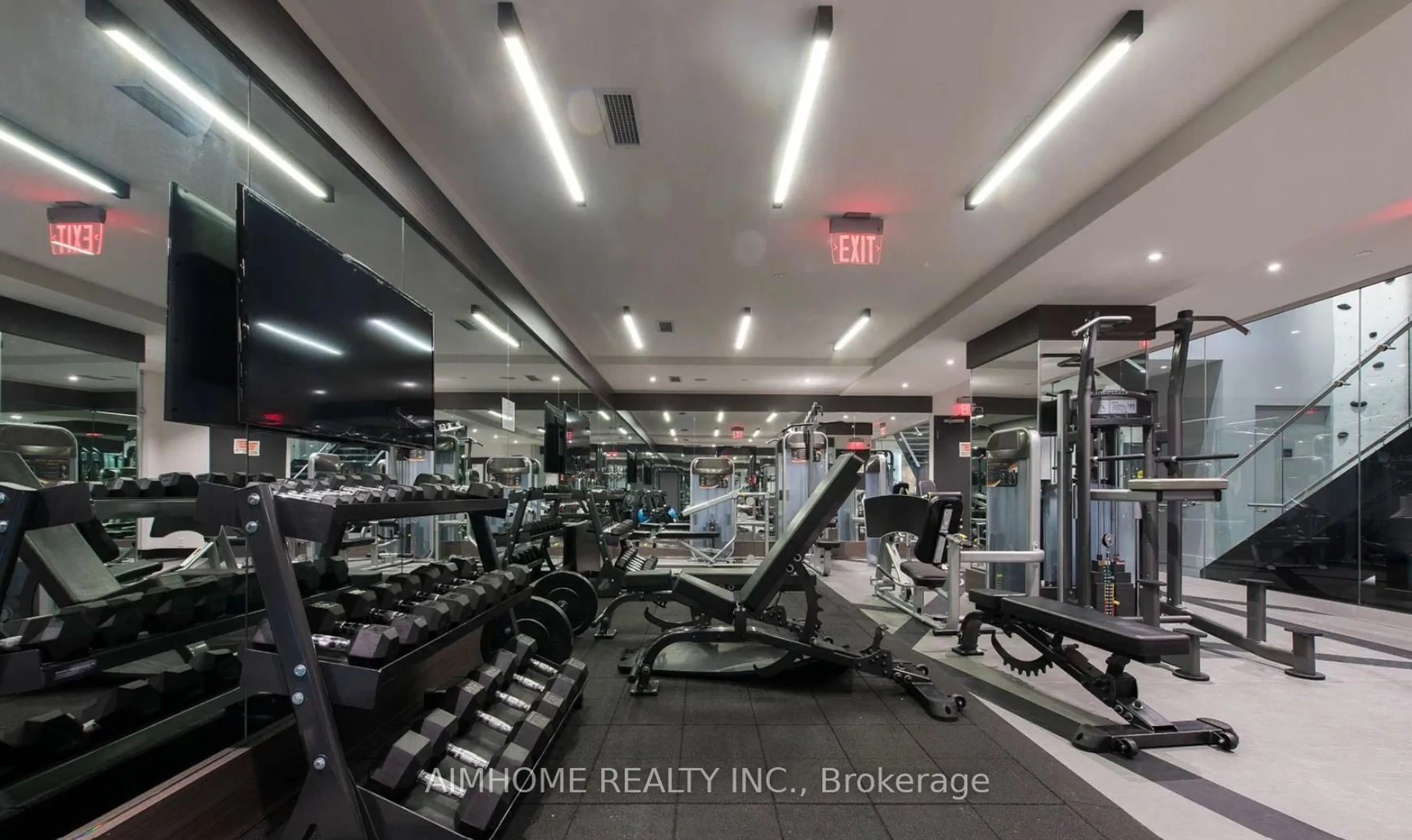 Gym or fitness room for 1830 Bloor St #1019, Toronto Ontario M6P 0A2