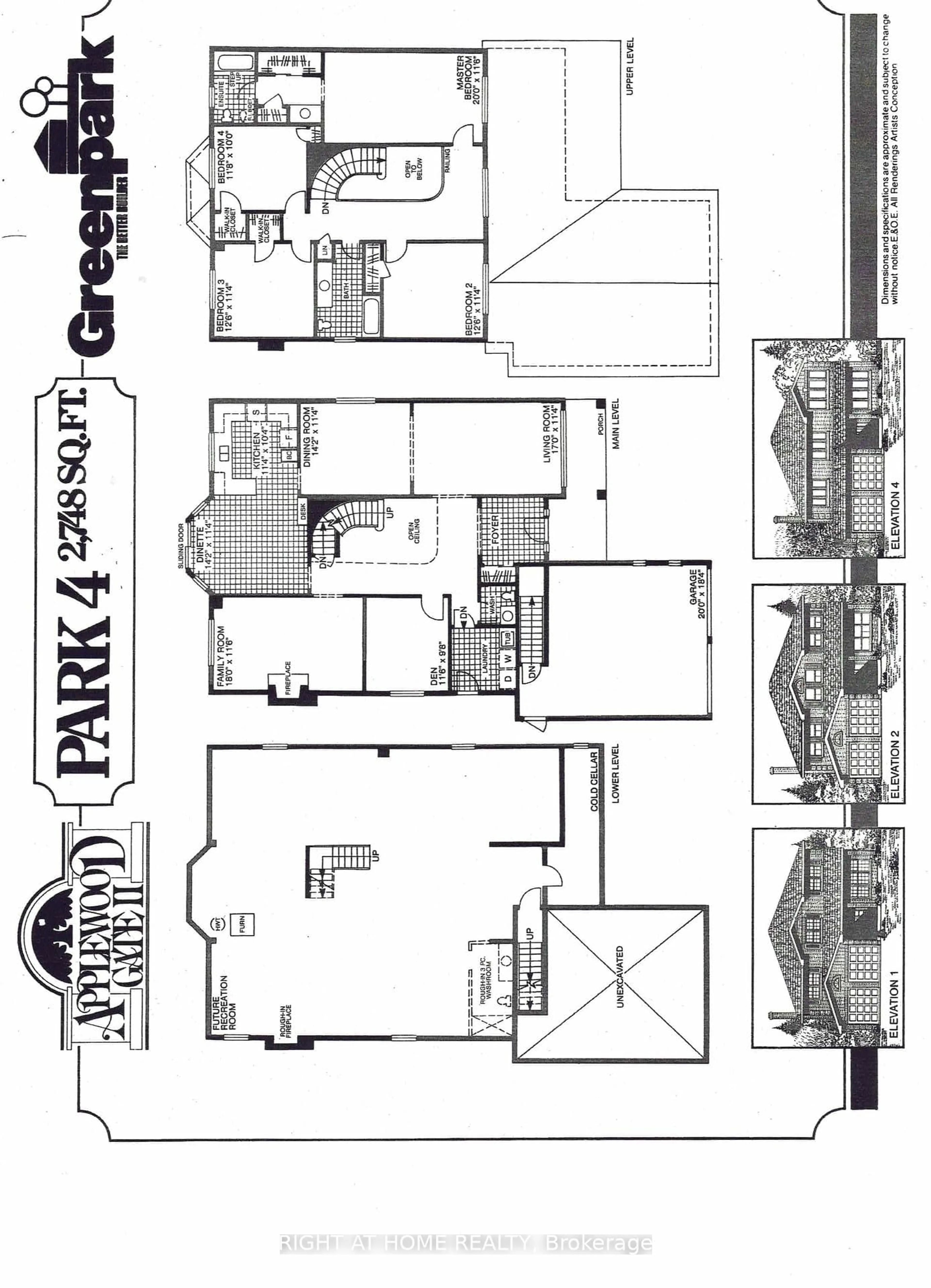 Floor plan for 4551 Carpenter Crt, Mississauga Ontario L5V 1C5