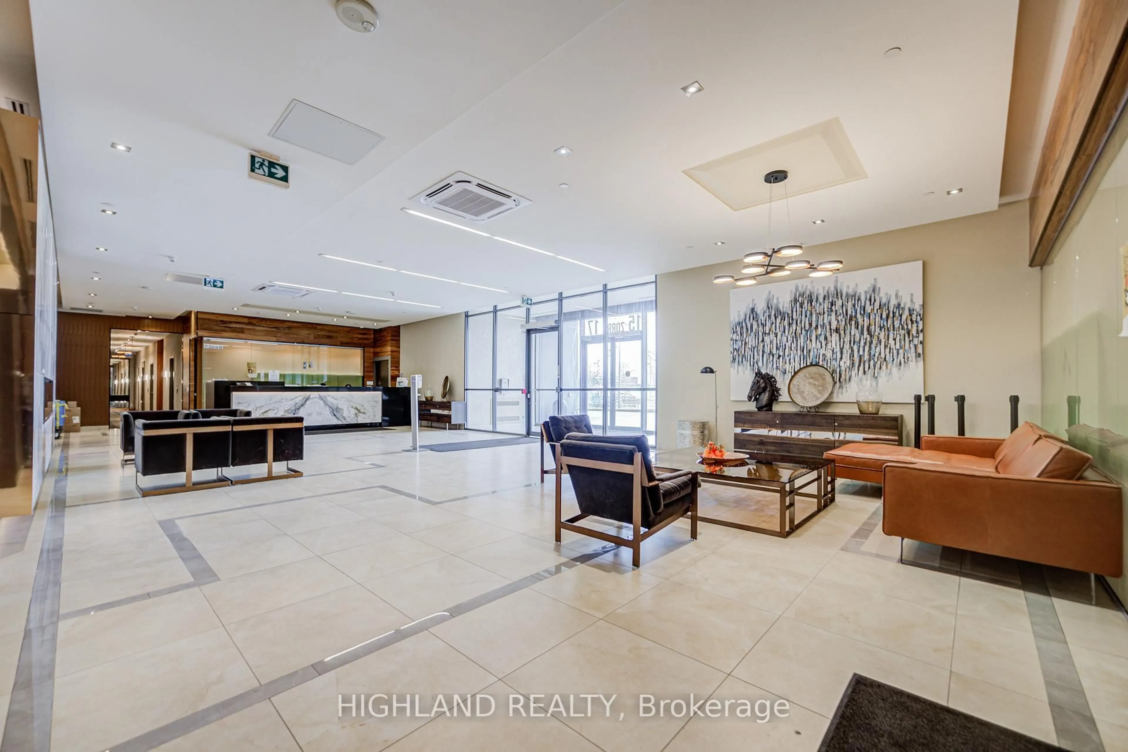 Lobby for 17 Zorra St #1102, Toronto Ontario M8Z 0C8