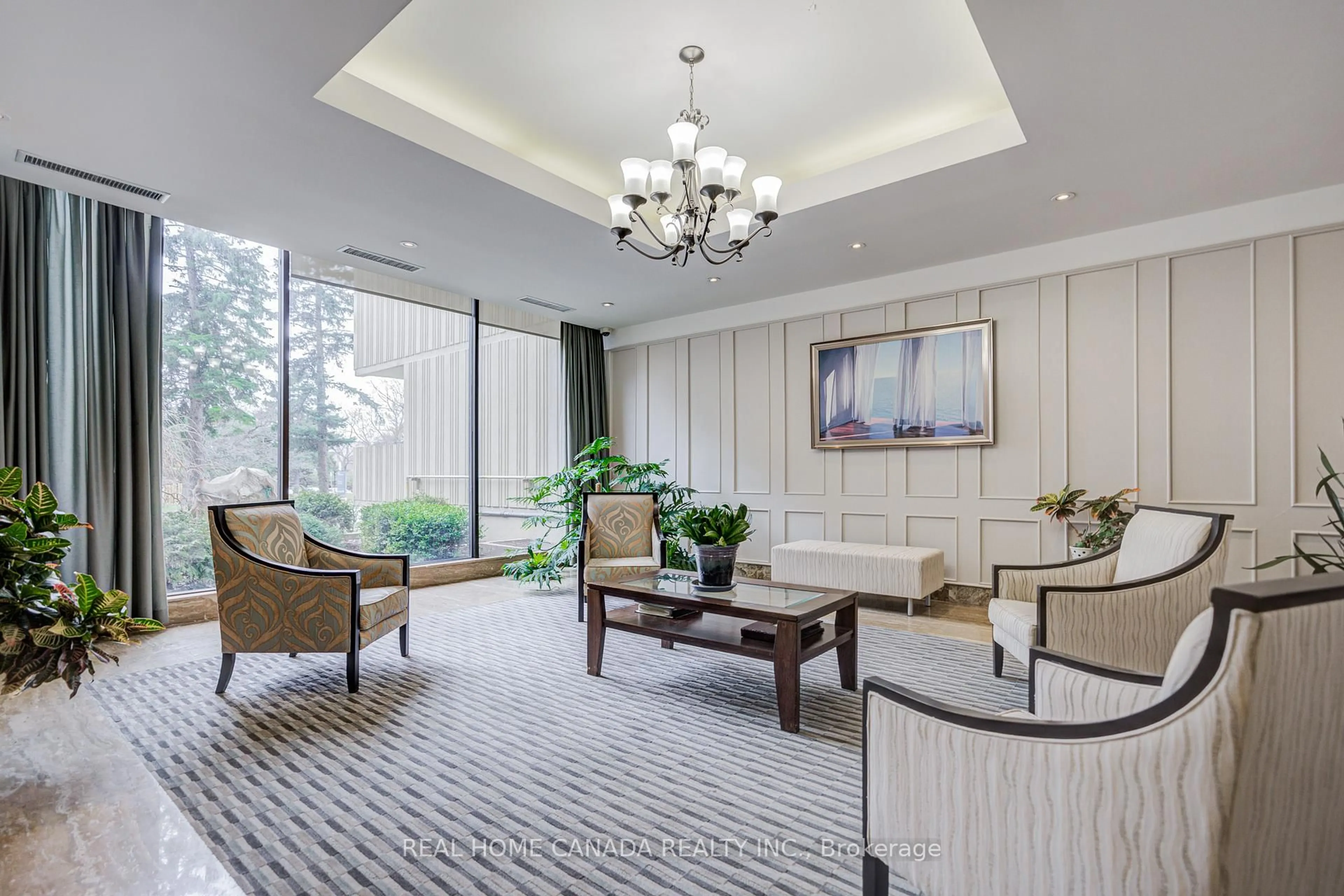 Living room with furniture, carpet floor for 1359 White Oaks Blvd #708, Oakville Ontario L6H 2R8