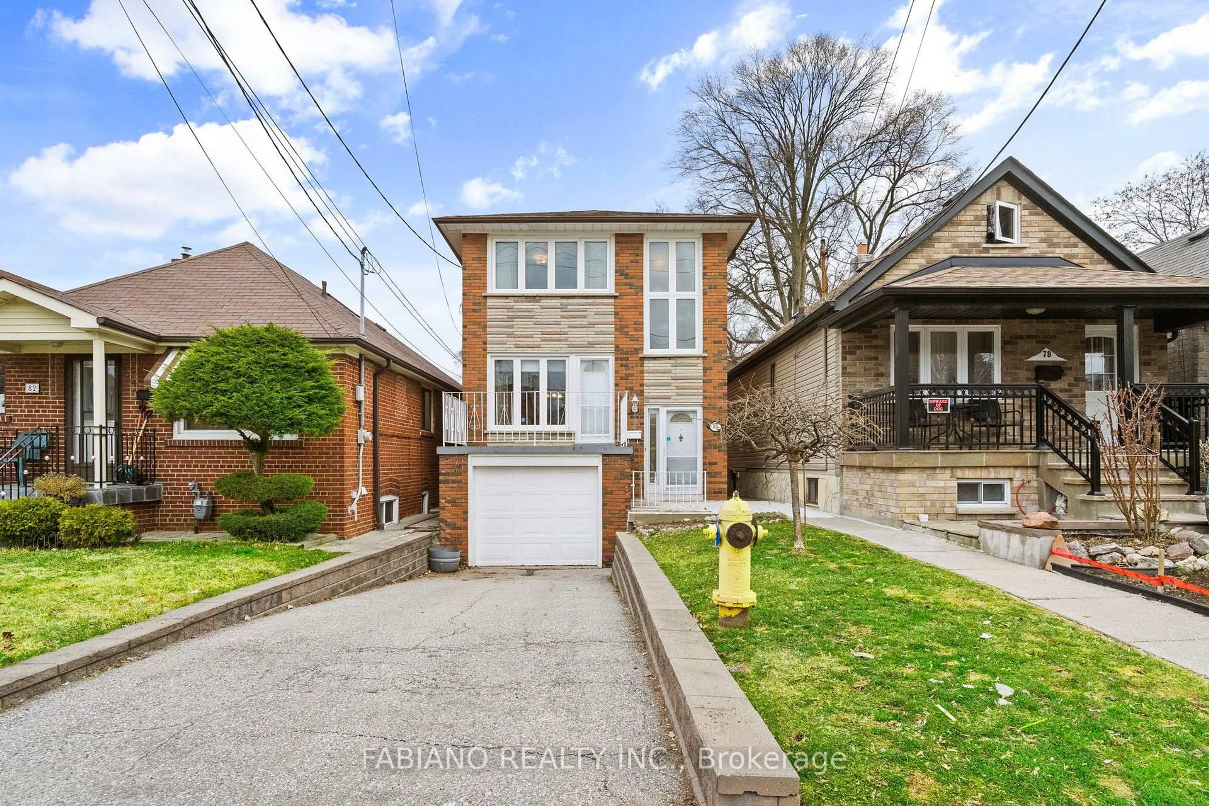 Home with brick exterior material, street for 80 Cayuga Ave, Toronto Ontario M6N 2G3