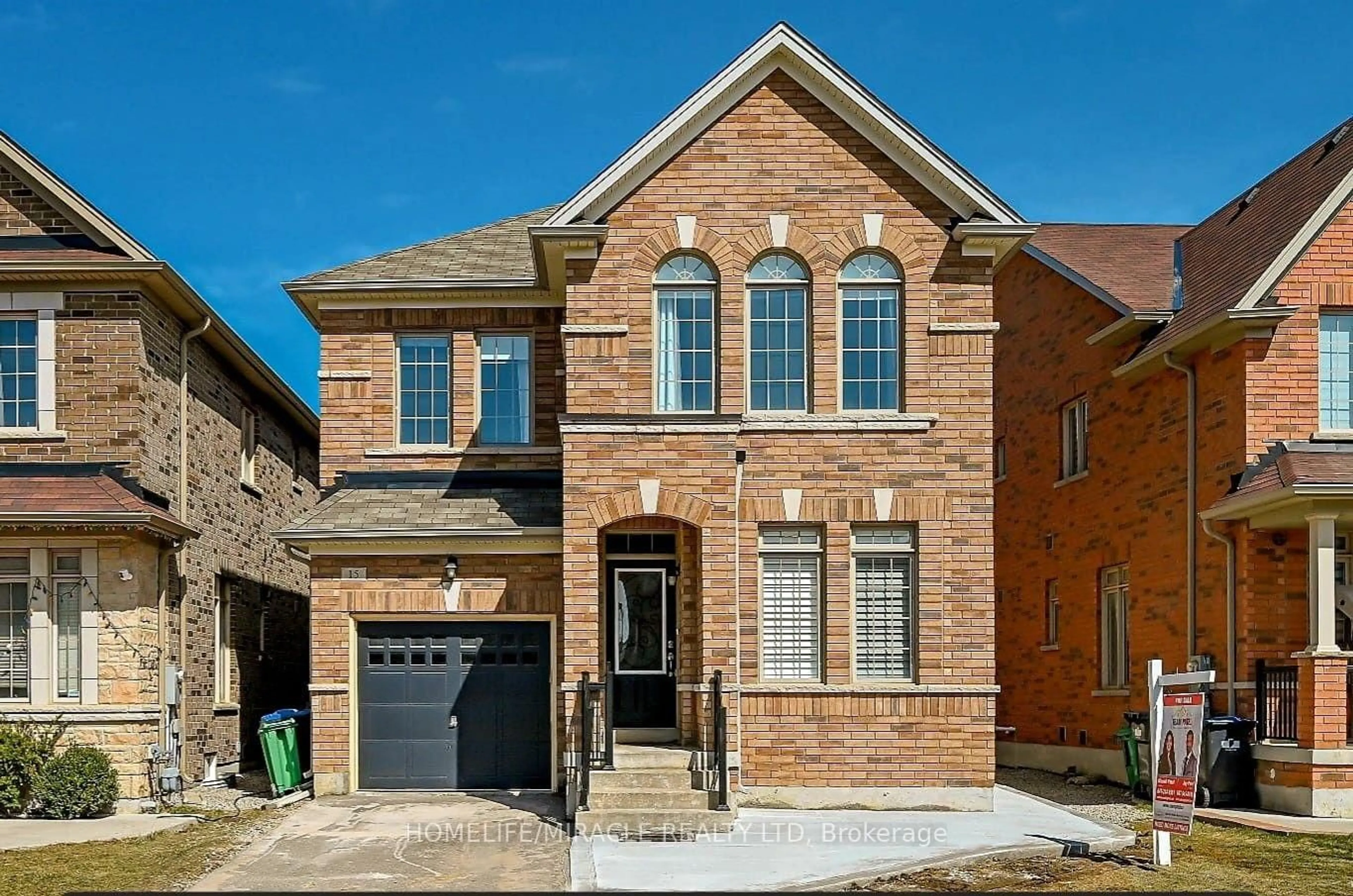 Home with brick exterior material, street for 15 Fringetree Rd, Brampton Ontario L6R 3V8