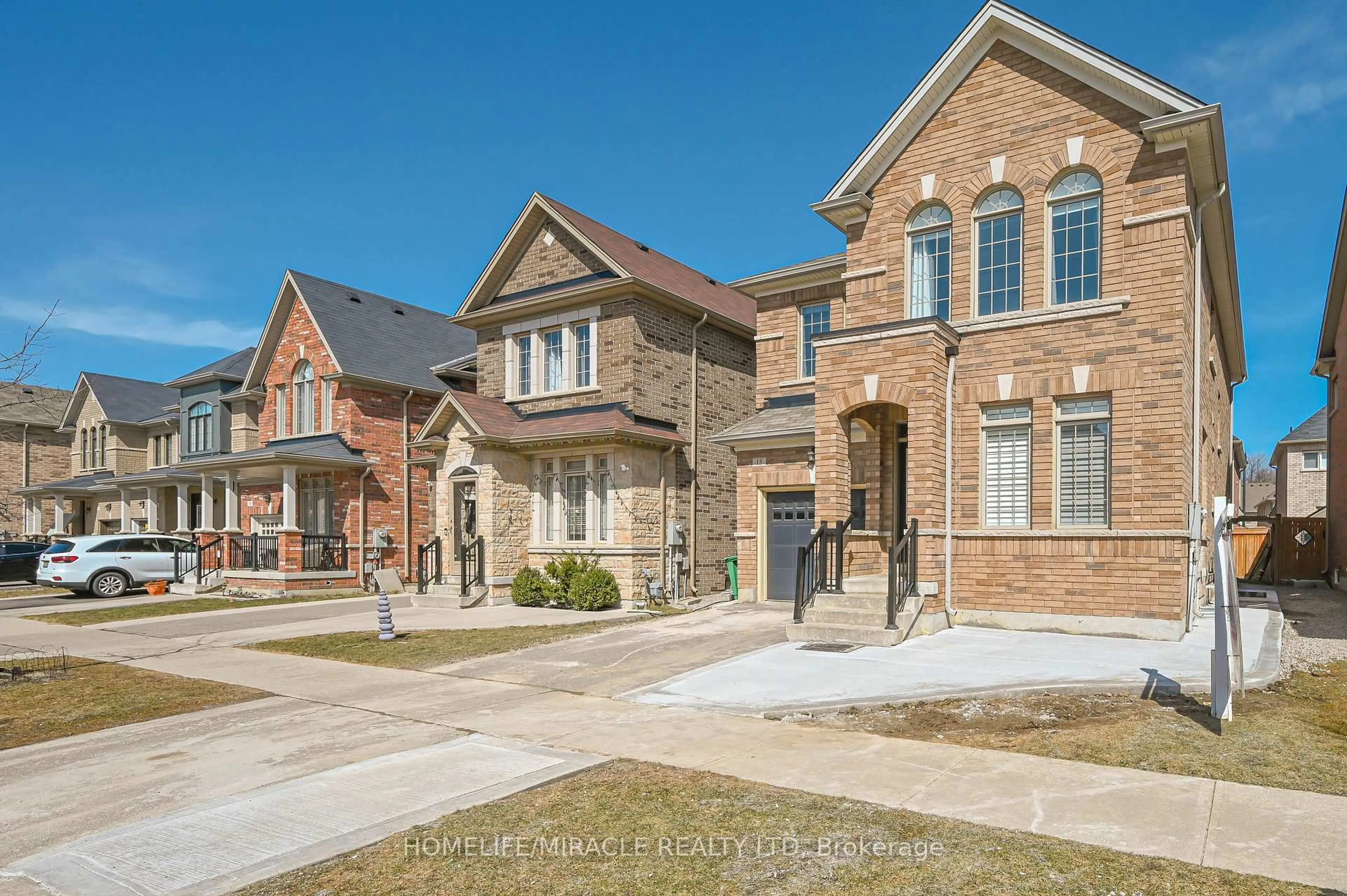 Home with brick exterior material, street for 15 Fringetree Rd, Brampton Ontario L6R 3V8