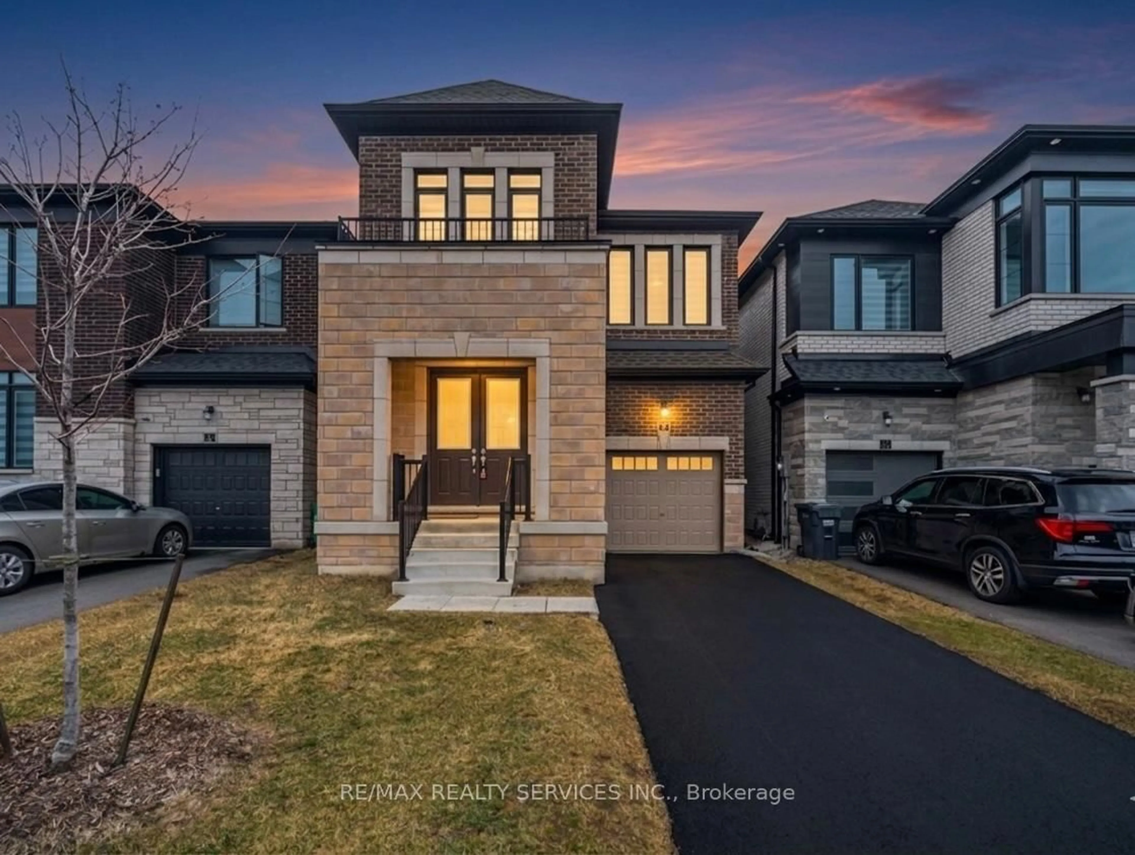 Home with brick exterior material, street for 35 Del Grappa St, Caledon Ontario L7C 1J6