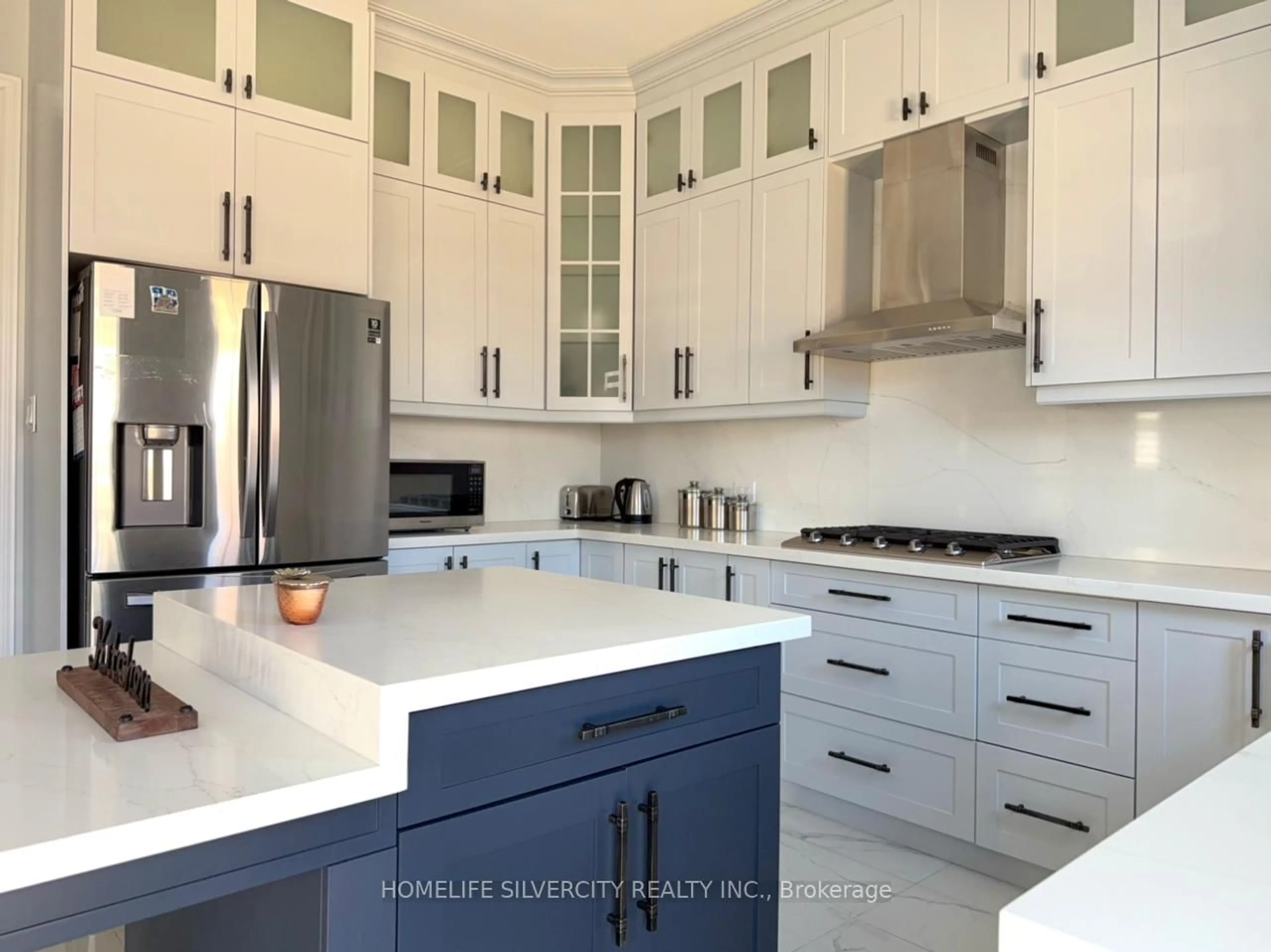 Contemporary kitchen, ceramic/tile floor for 60 Arthur Griffin Cres, Caledon Ontario L7C 4E9